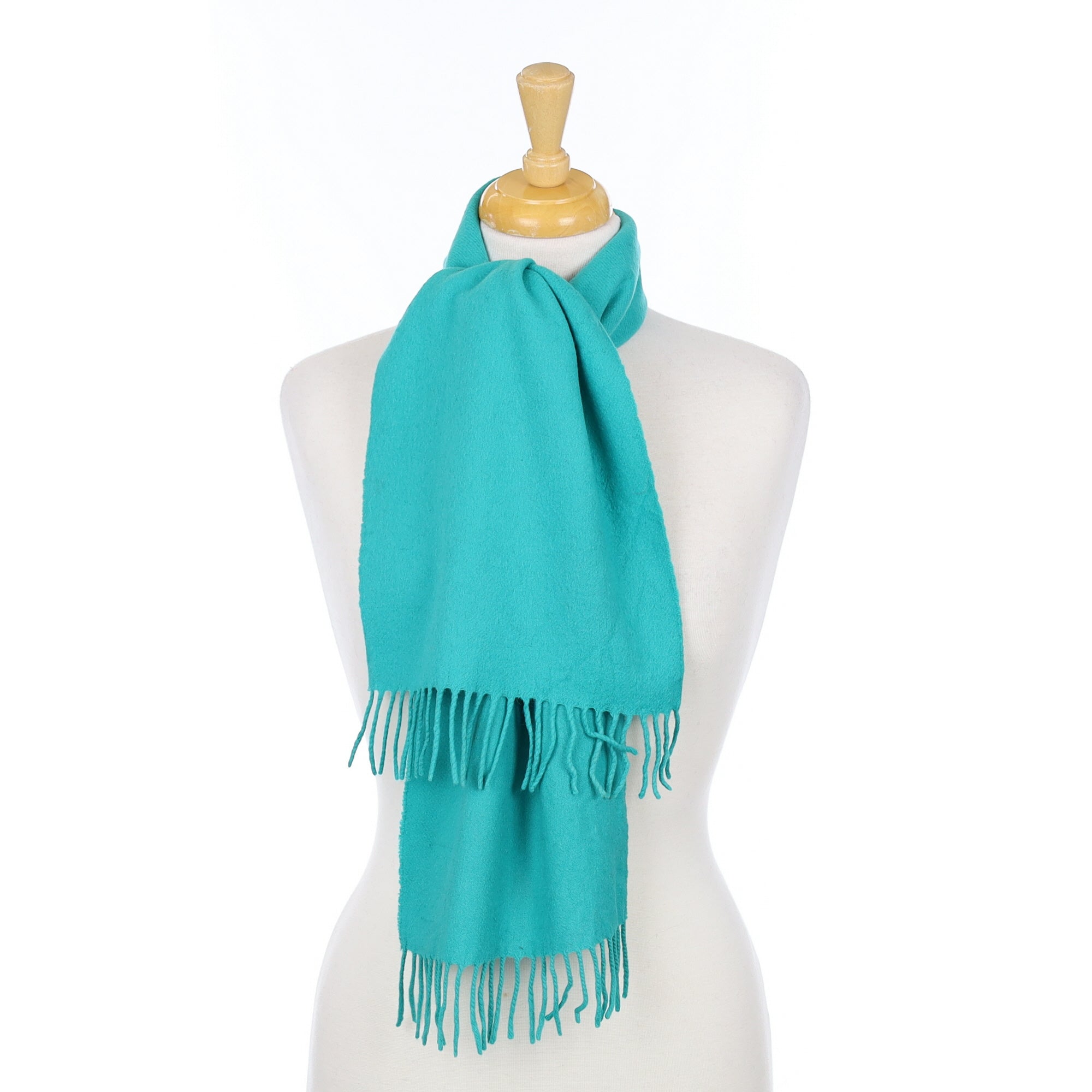 Sea Green Cashmere Woven Scarf