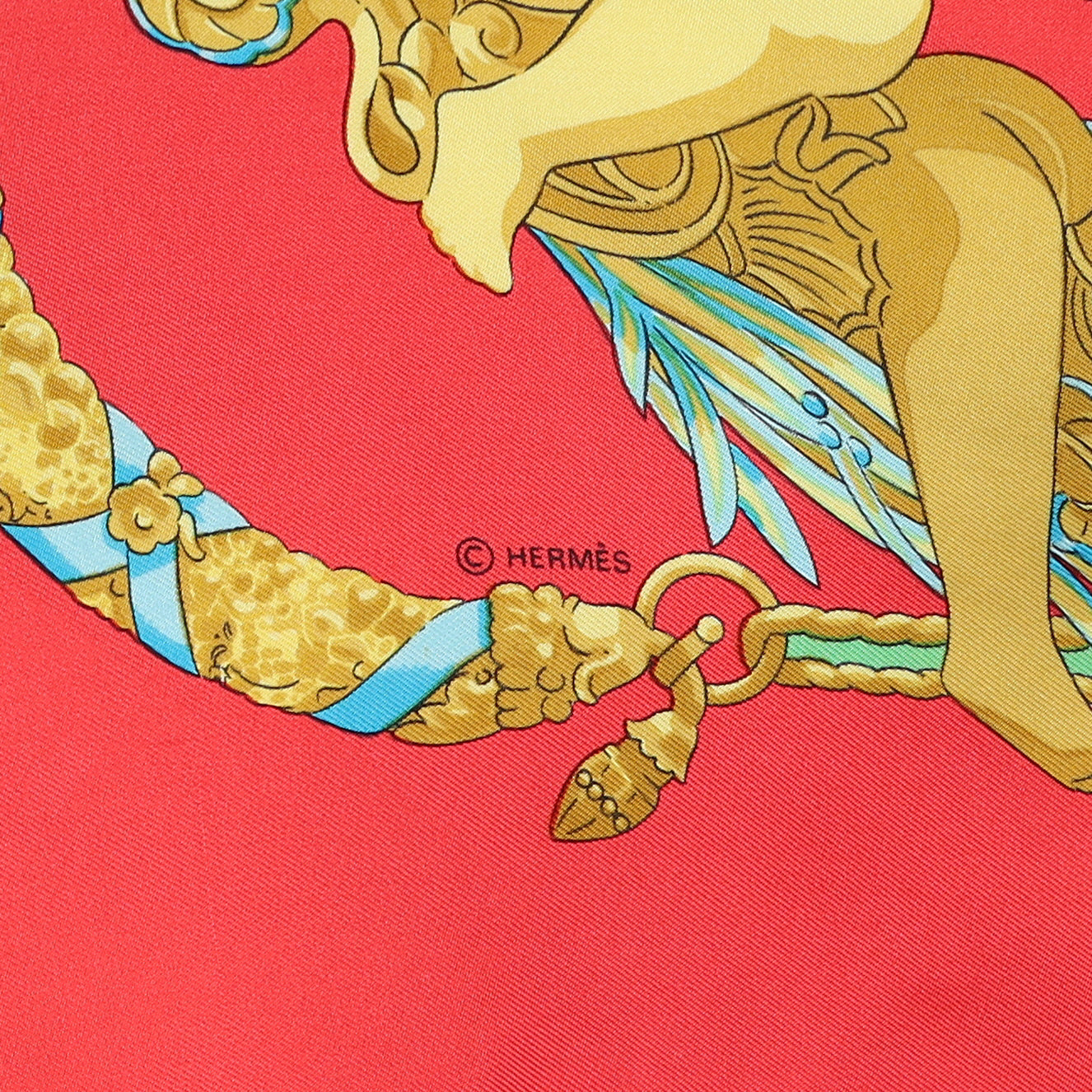 Hermès Hommage A Charles Garnier Architecte De l’Opera De Paris Silk Scarf