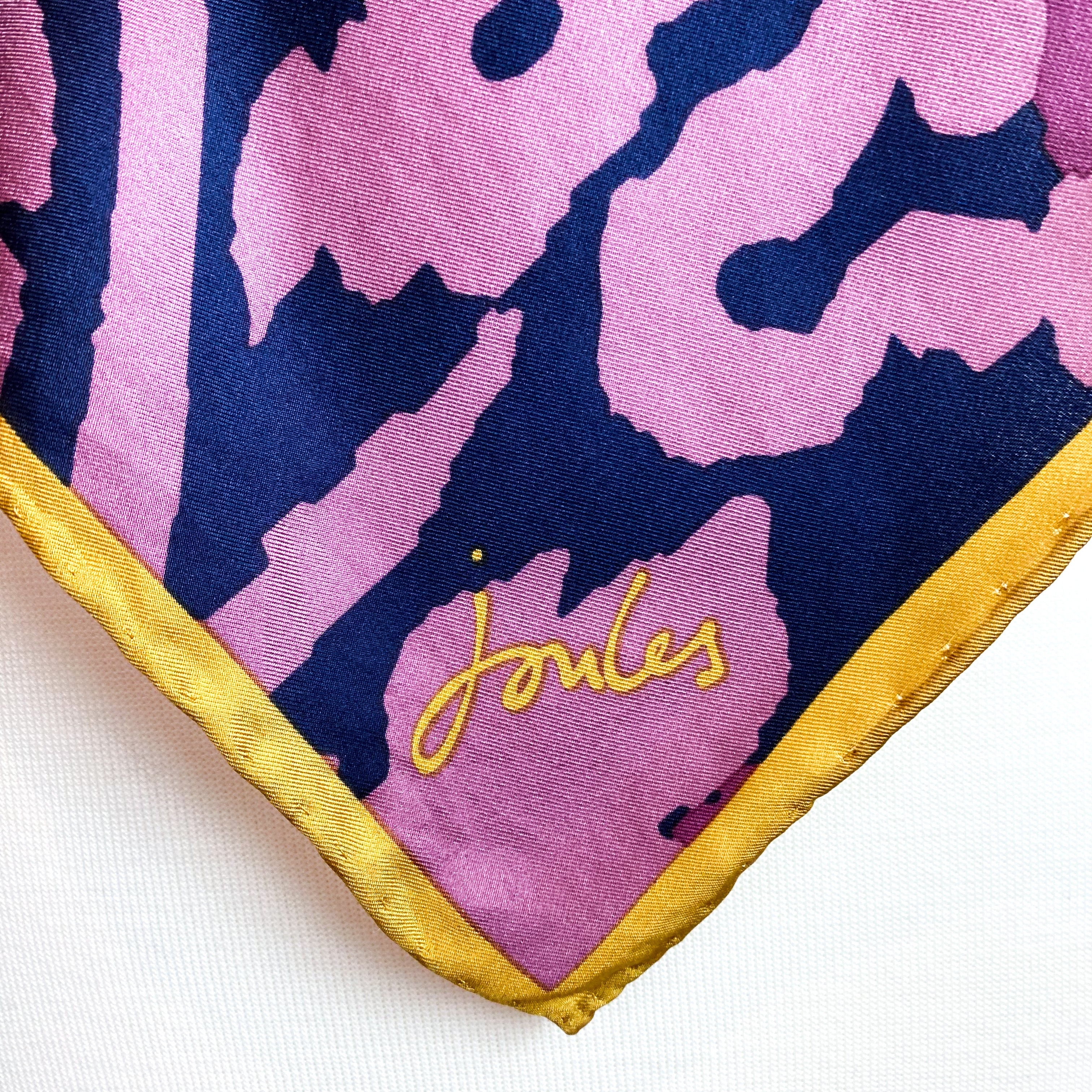 Joules Pheasant Design Silk Scarf