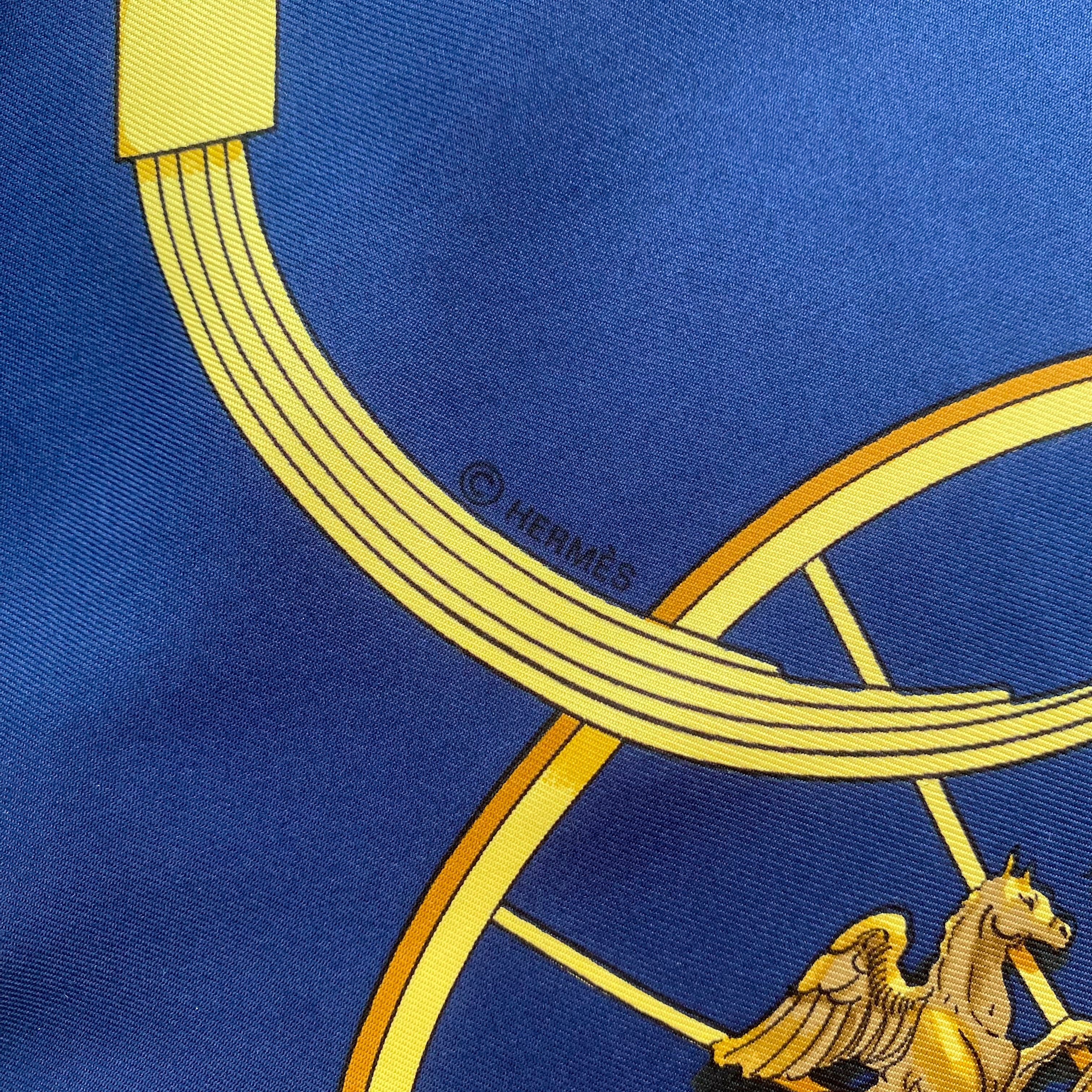 Hermès Springs Silk Scarf