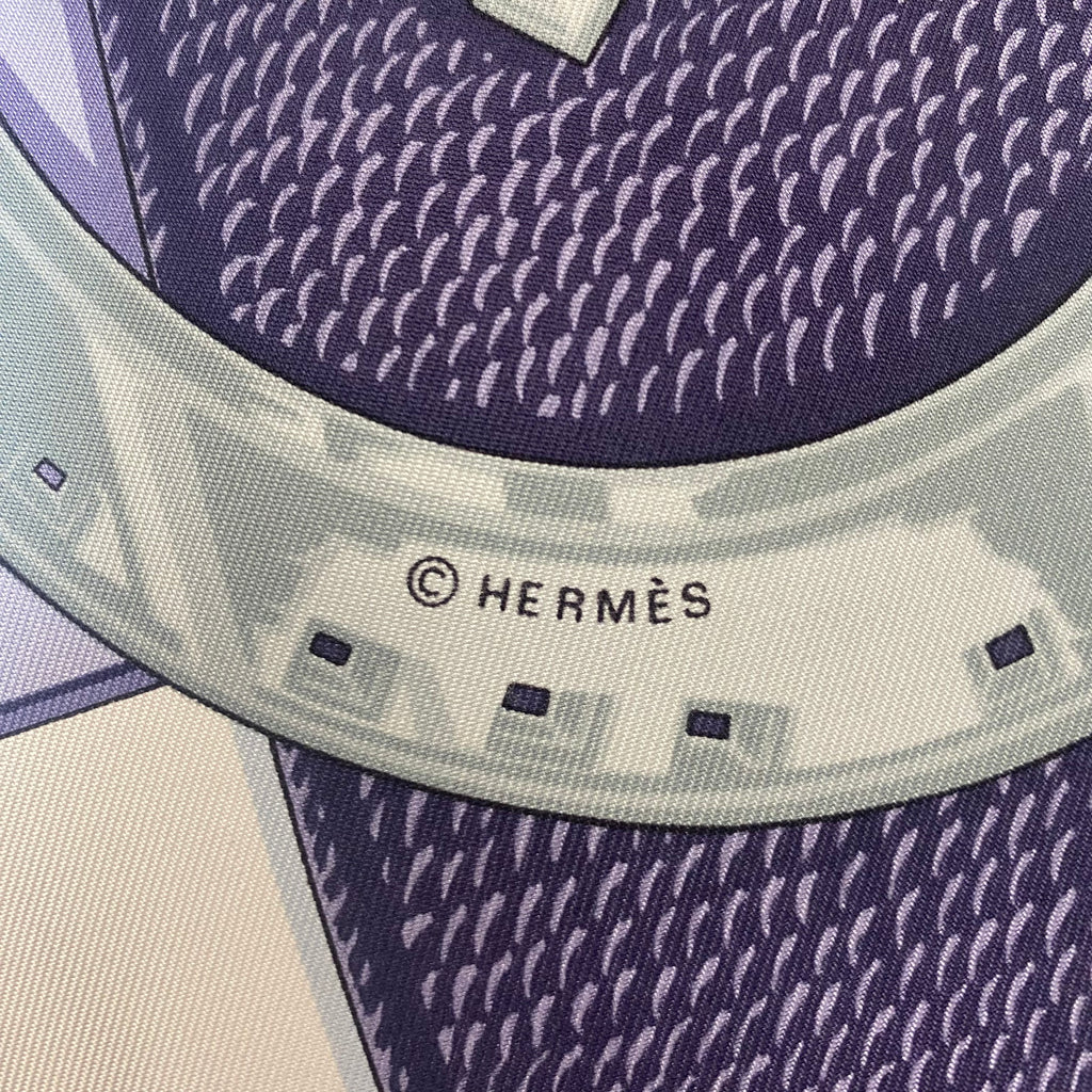 Hermes Porte Bonheur Silk Scarf Quite Rare