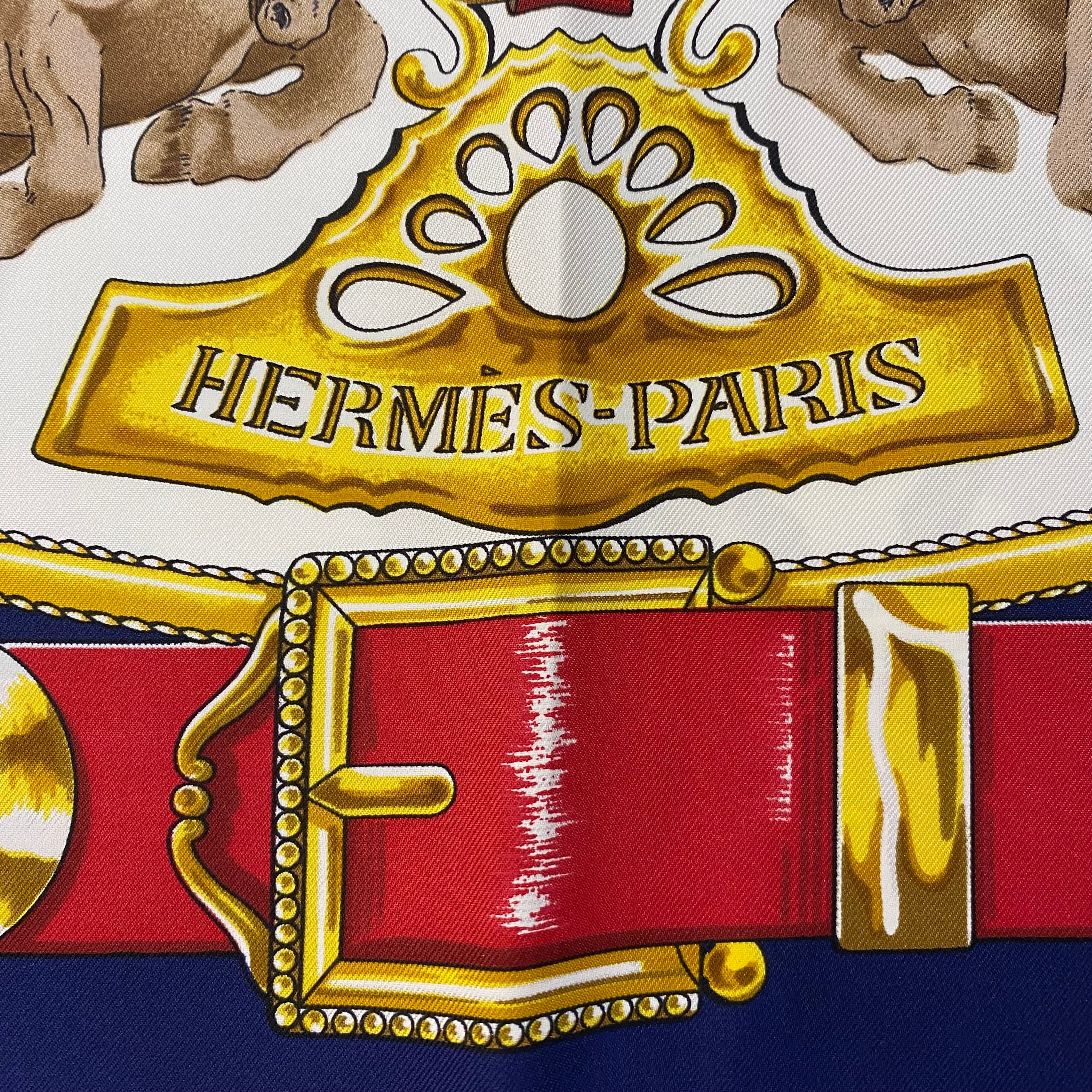 Pristine Boxed Hermès Chevaux de Trait Silk Scarf