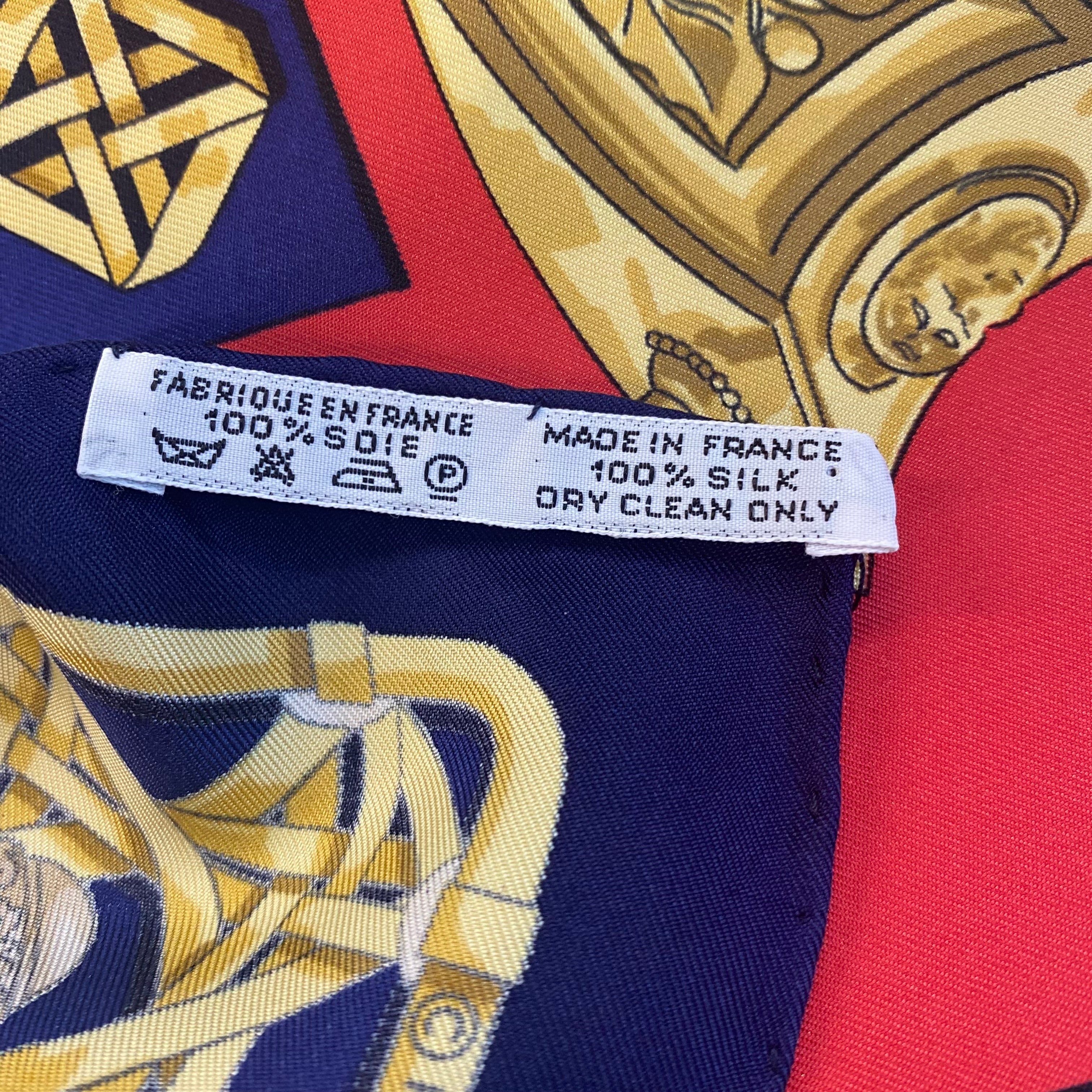 Hermès Feux De Route Silk Scarf