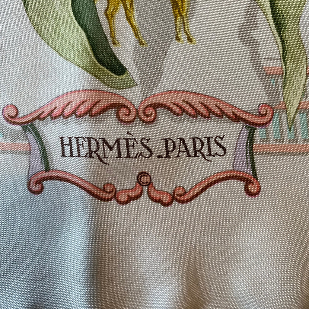 Hermès La France Hippique Silk Scarf Rare