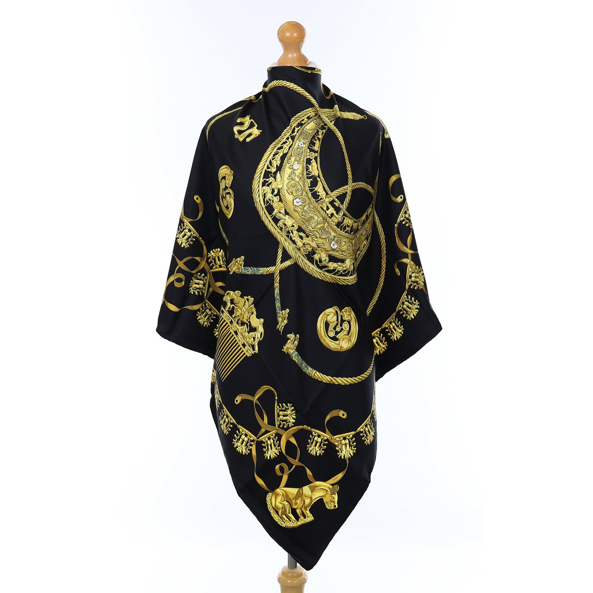 Hermès Les Cavaliers D’or Silk Scarf