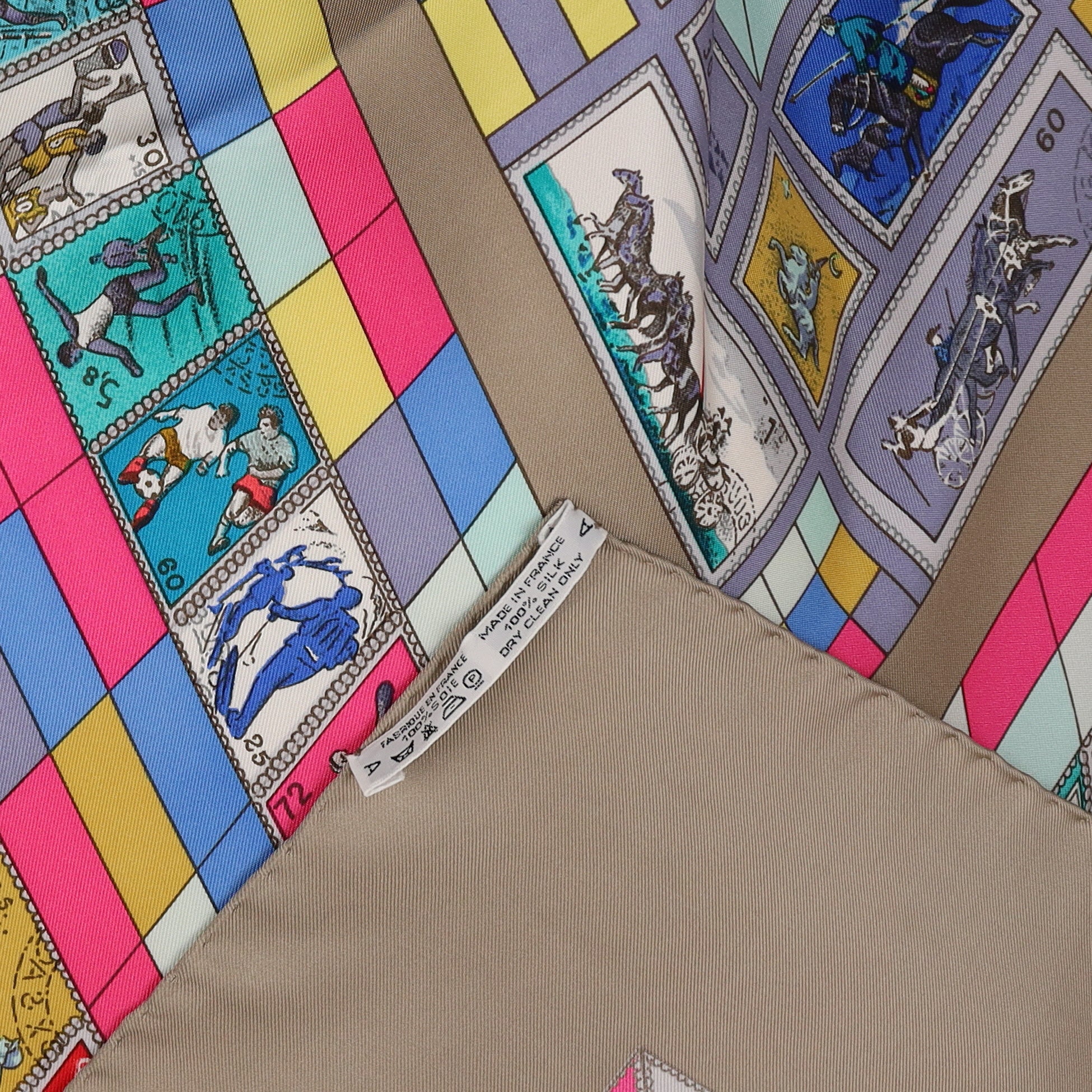 Brand New Boxed Hermès Correspondence Silk Scarf Quite Rare