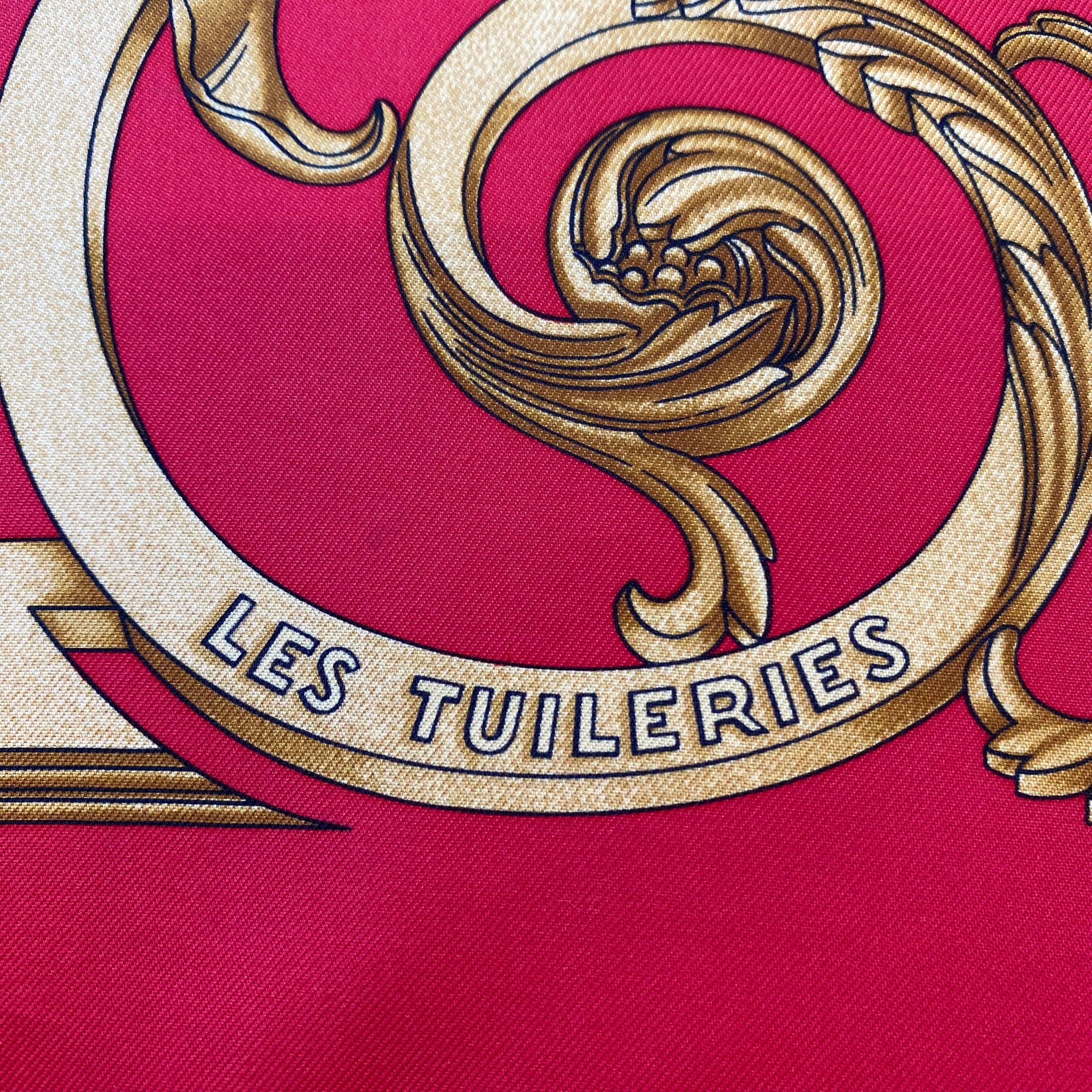 Pristine Hermès Les Tuileries Silk Scarf