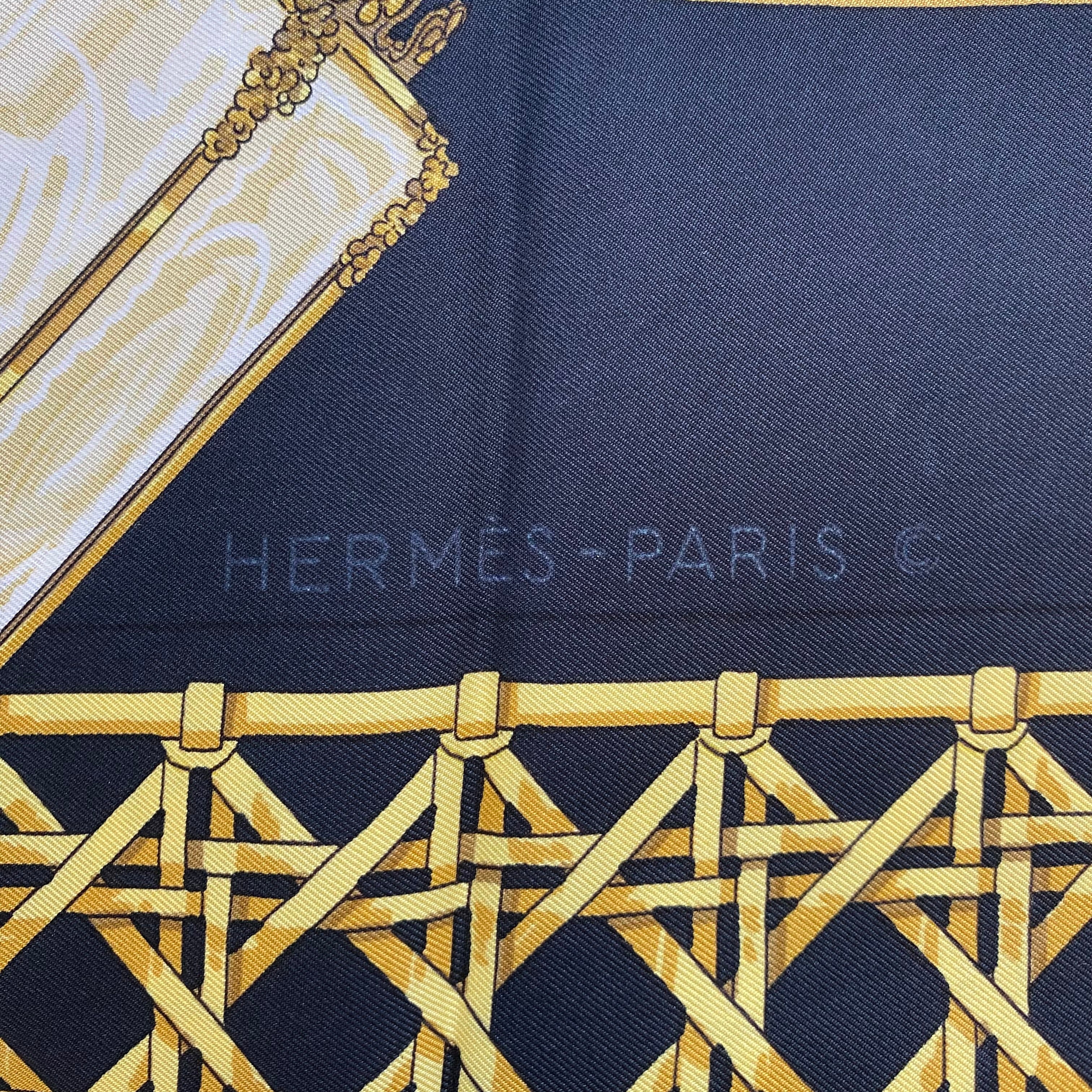 Hermès Feux De Route Silk Scarf
