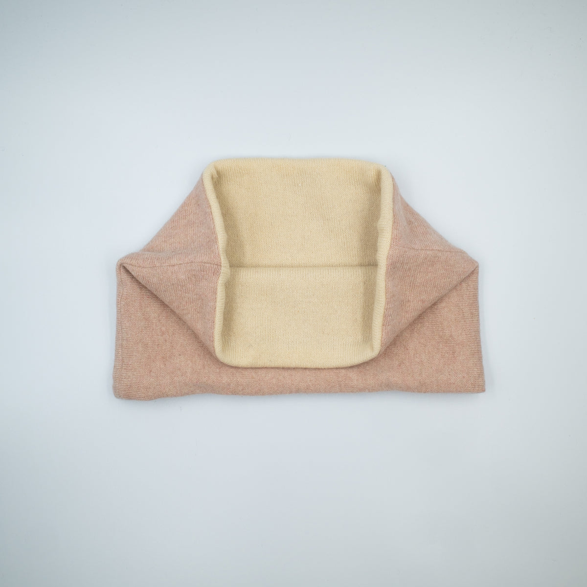 Blush and Clotted Cream Cashmere Neck Warmer
