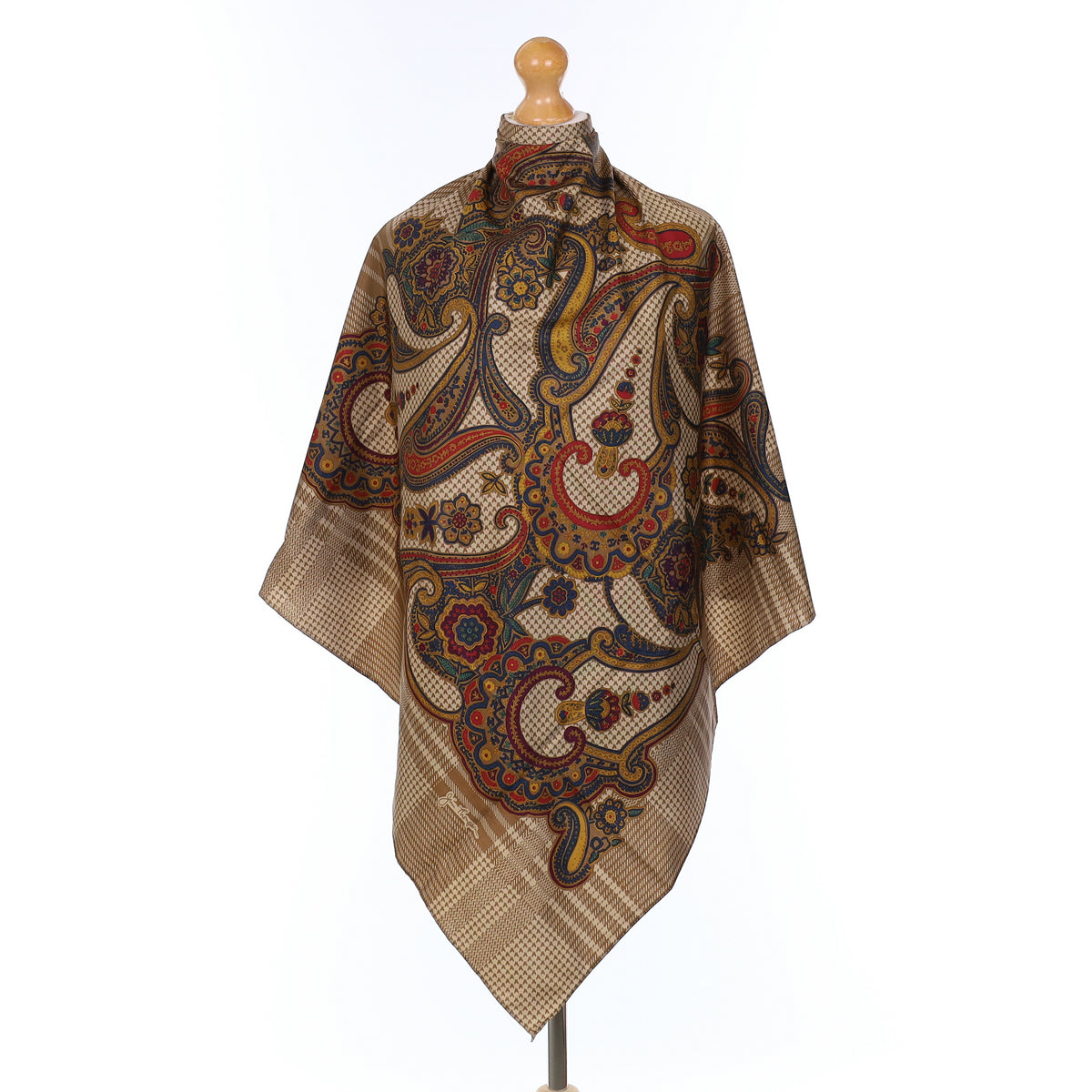 Brand New Boxed Jim Thompson Paisley Patterned Silk Scarf
