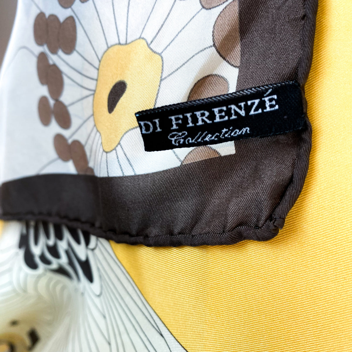 1970s Inspired Di Firenze Silk Scarf