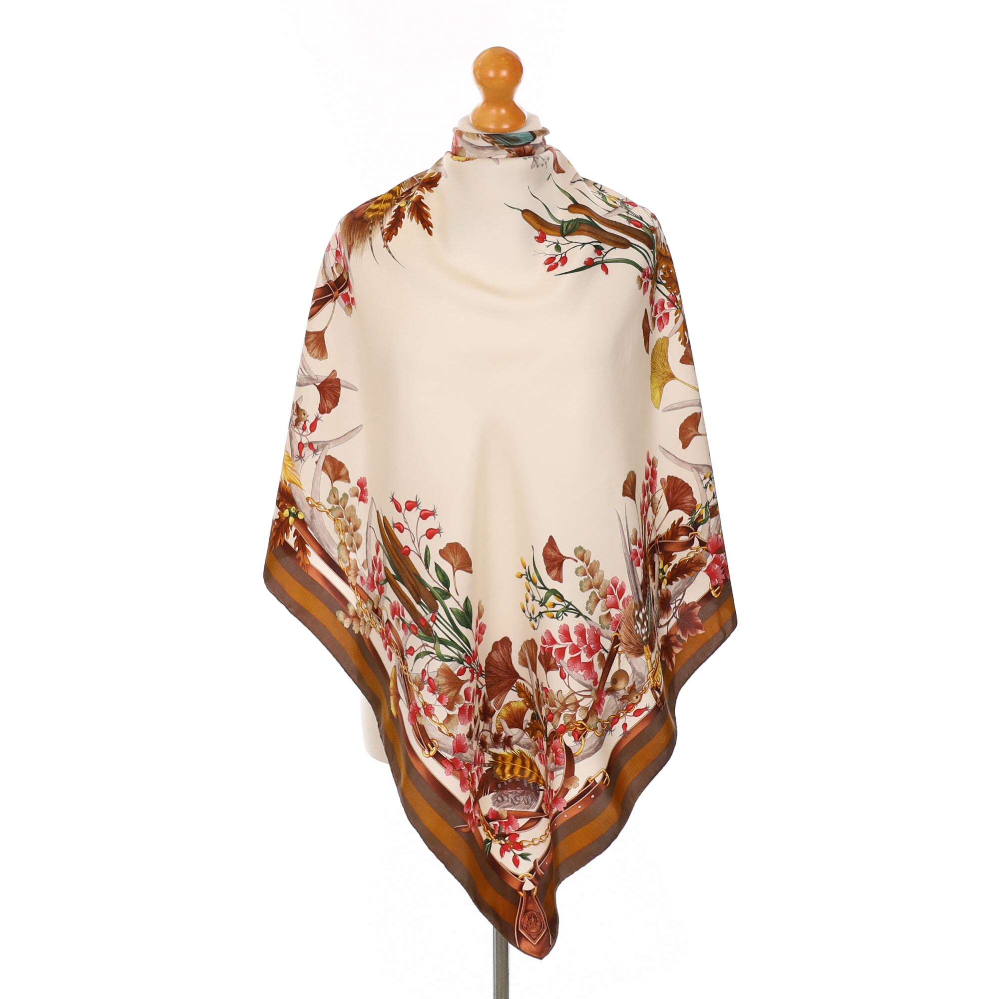 Gucci Woodland Flora Silk Scarf