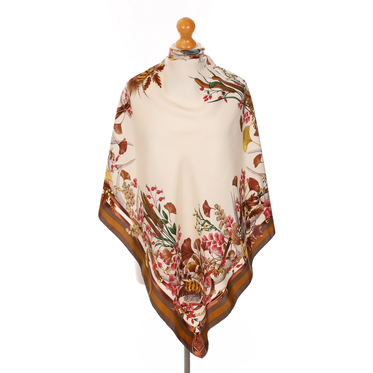 Gucci Woodland Flora Silk Scarf