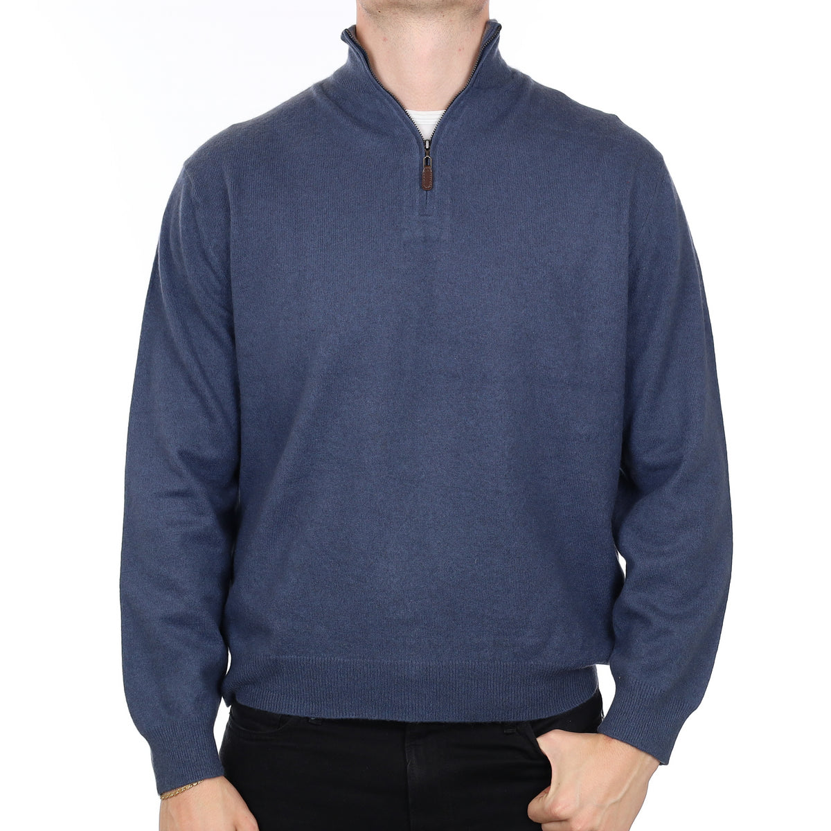 Men’s Naval Blue 1/4 Zip Jumper XL