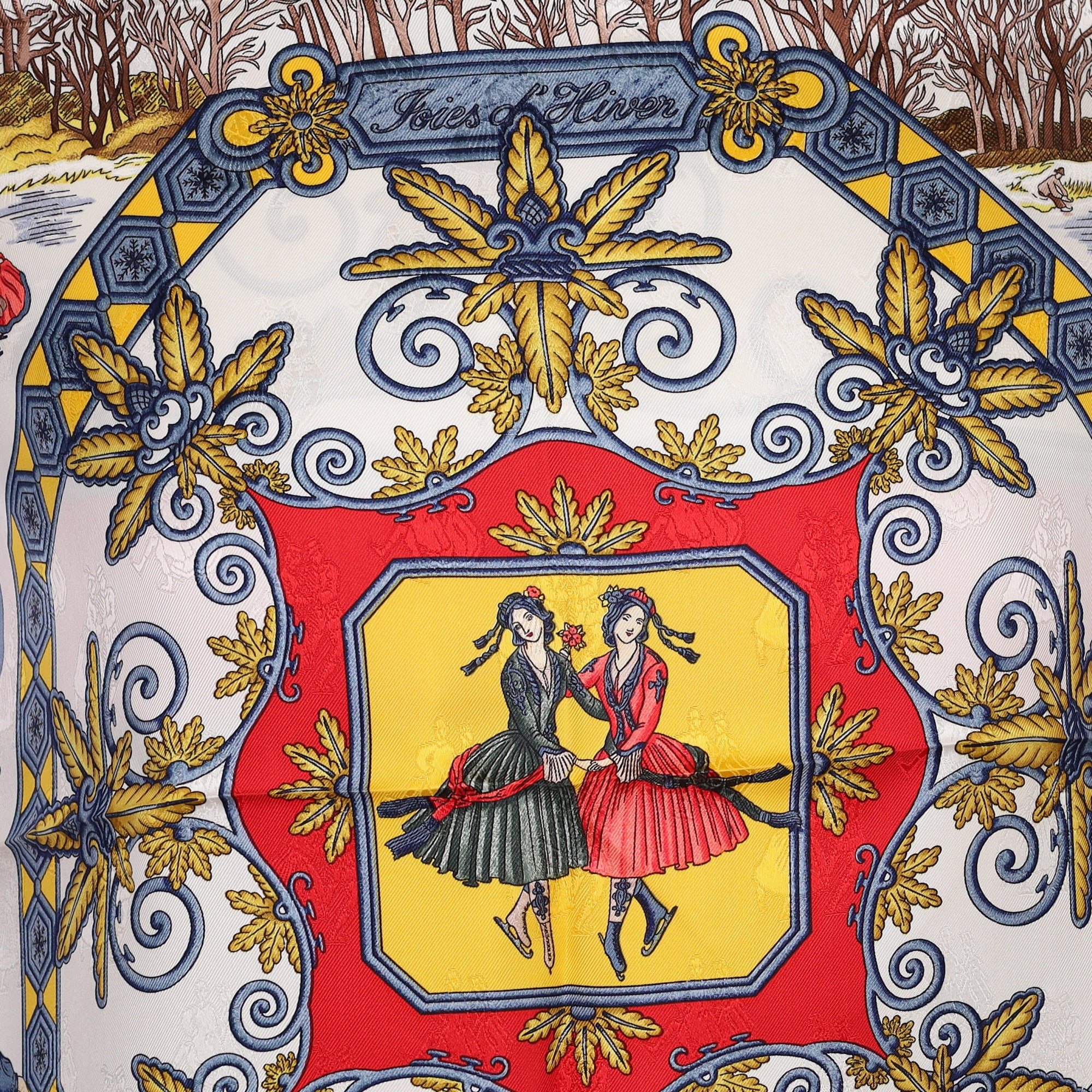Brand New Boxed Hermès Joies D’hiver Silk Scarf Rare