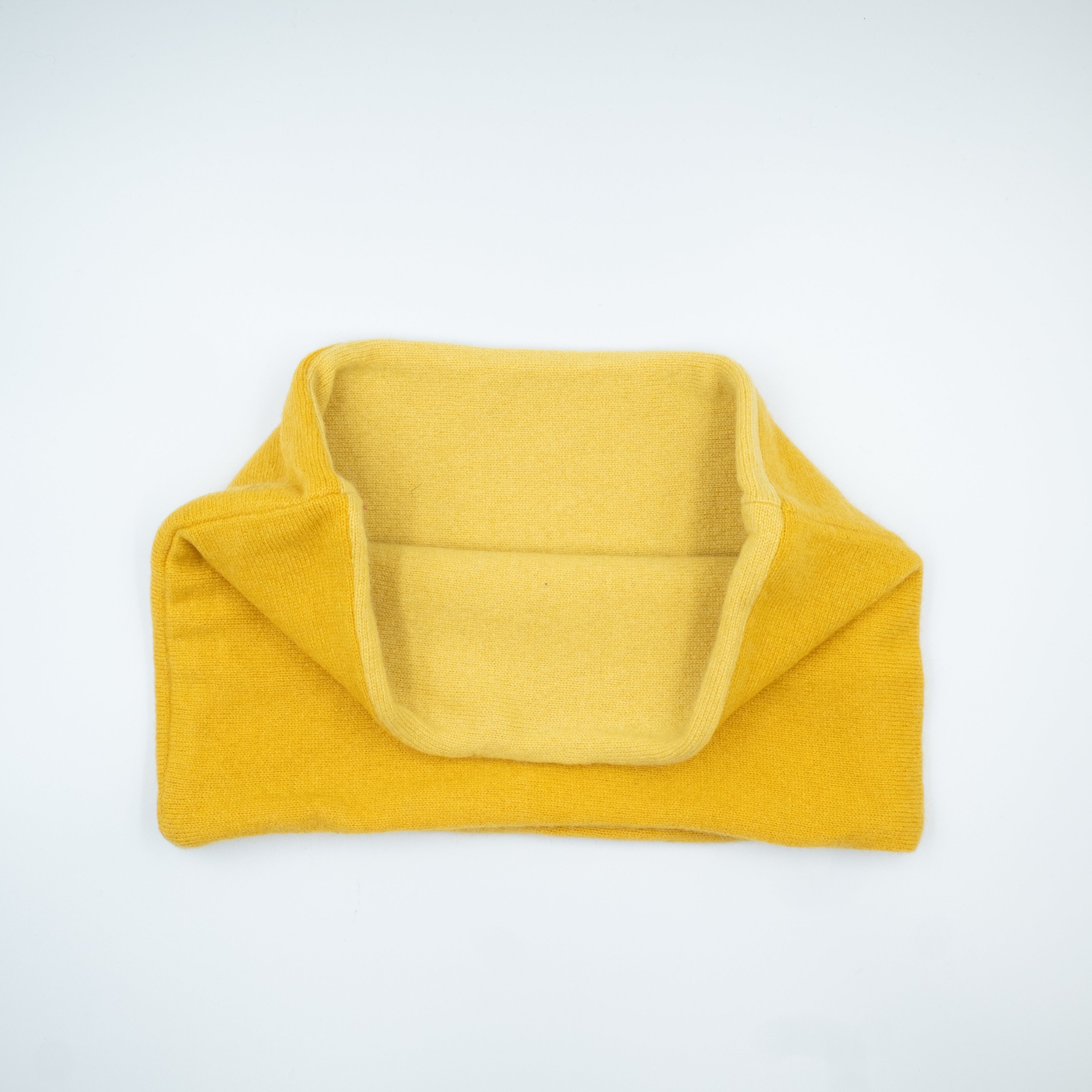 Mustard Yellow Two Tone Neck Warmer