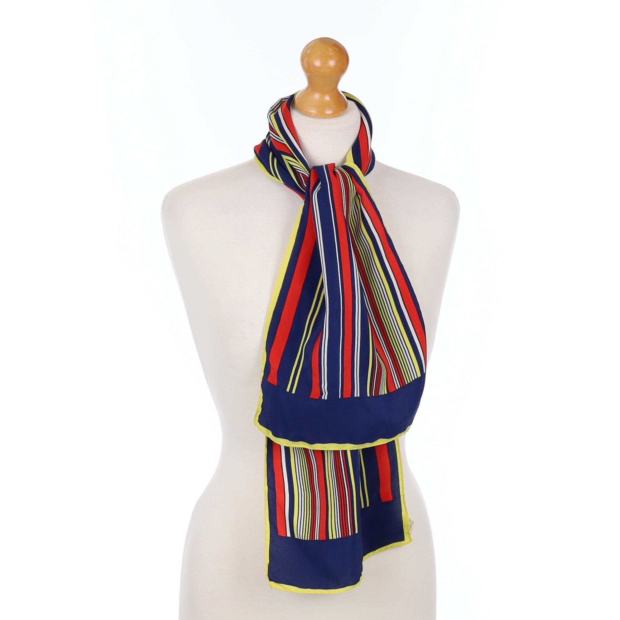 Liberty Striped Vintage Silk Scarf