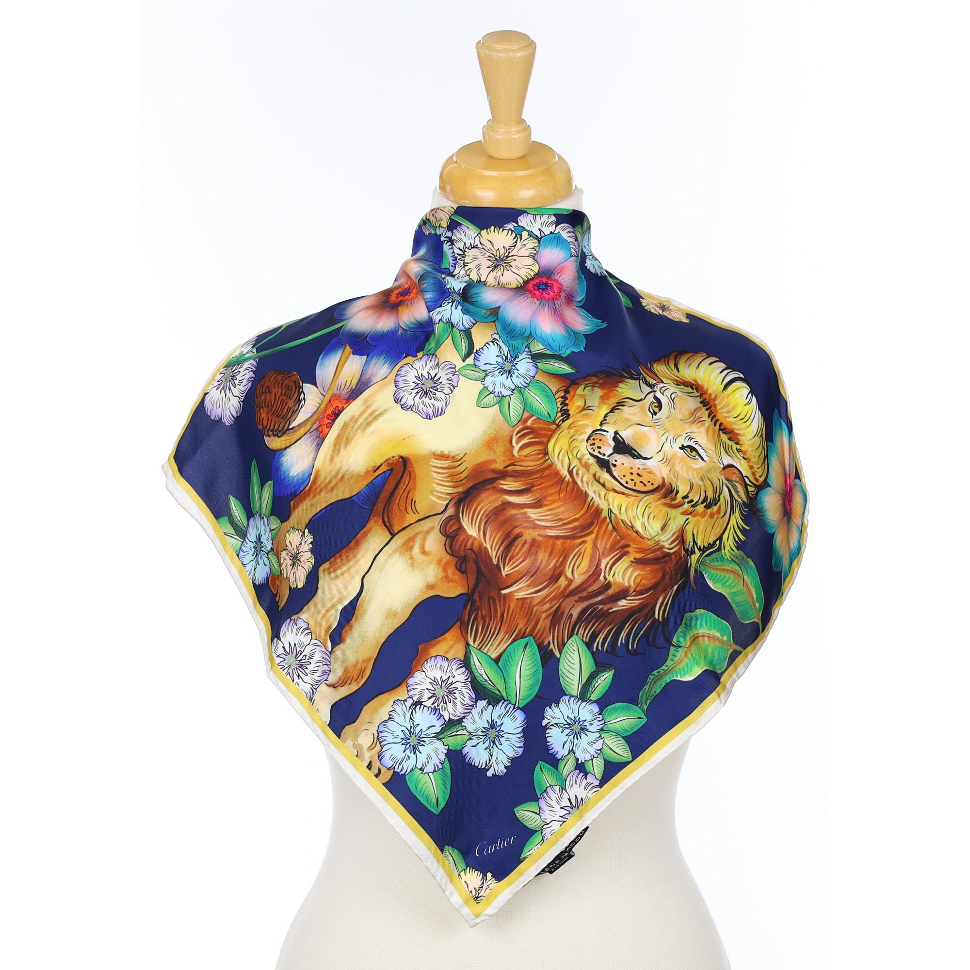 Marylène Madou Cartier Pocket Silk Scarf