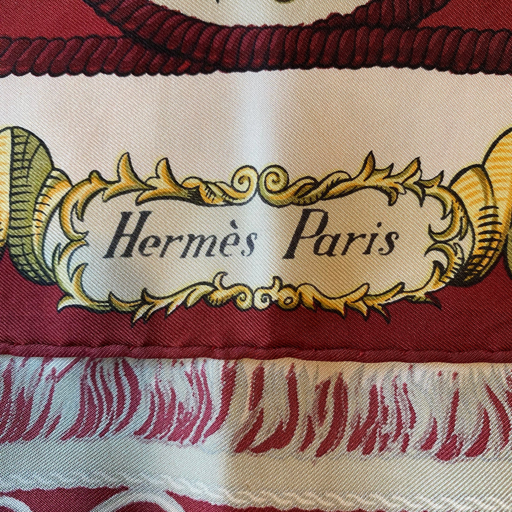 Hermès Lvdovicvs Magnvs Silk Scarf
