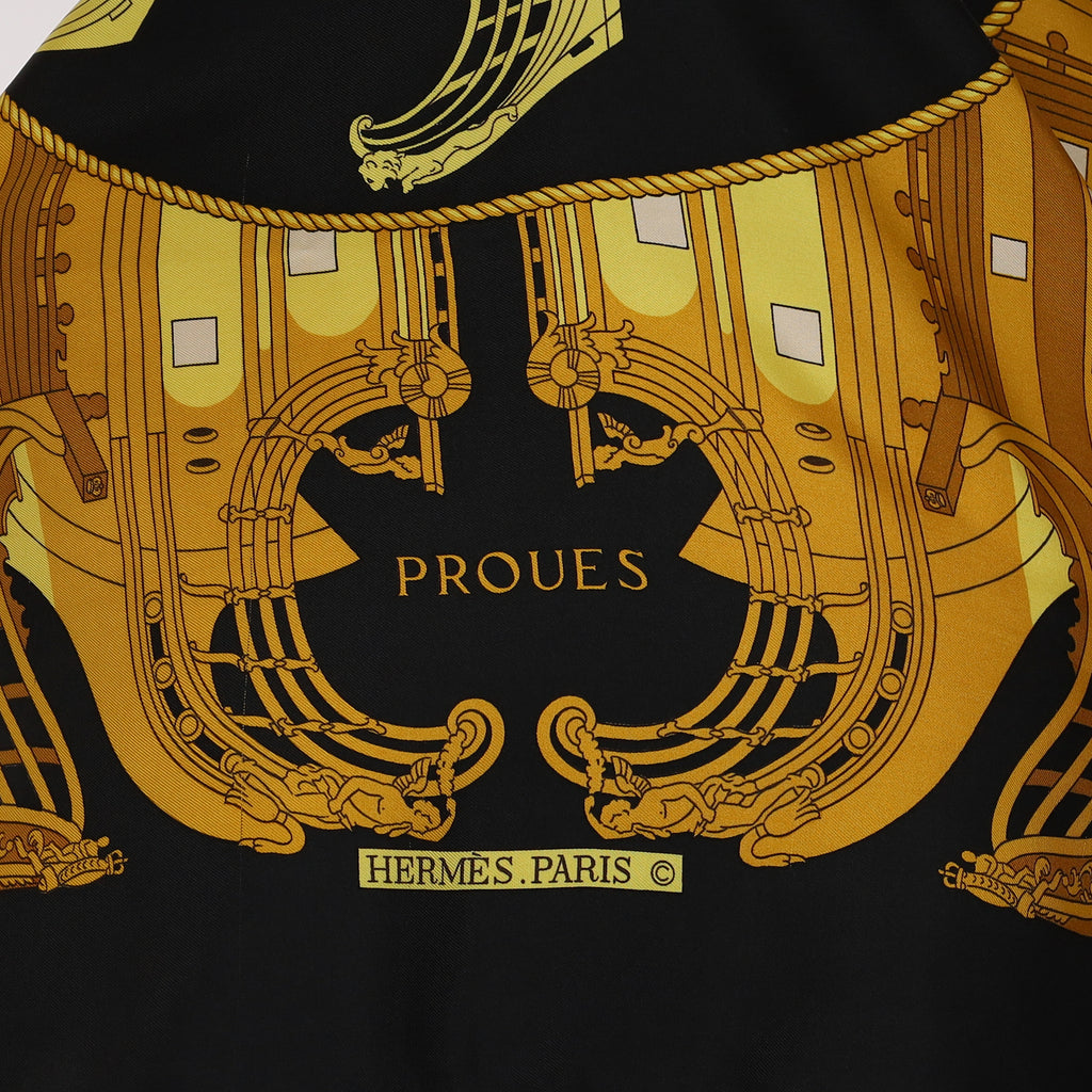 Hermès Proues Silk Scarf