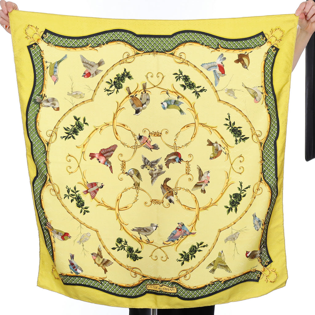 Hermès La Clé Des Champs Silk Scarf Quite Rare