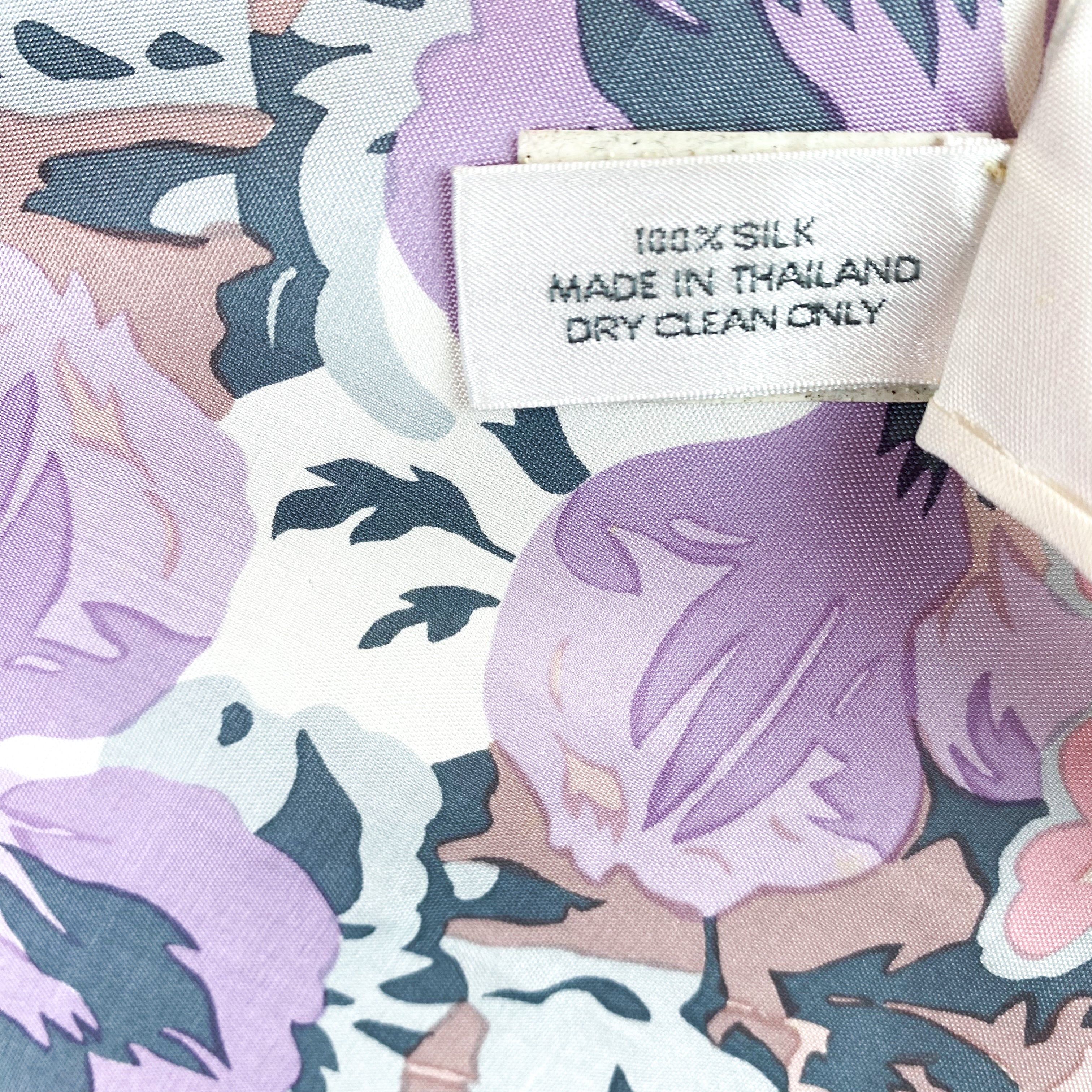 Jim Thompson Floral Silk Scarf