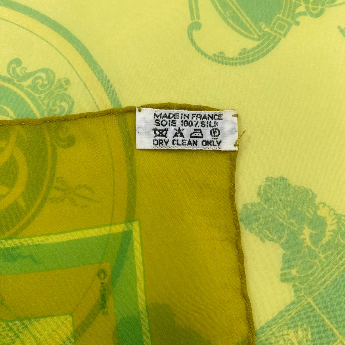 Hermès Ex-Libris Mousseline 42 Silk Scarf
