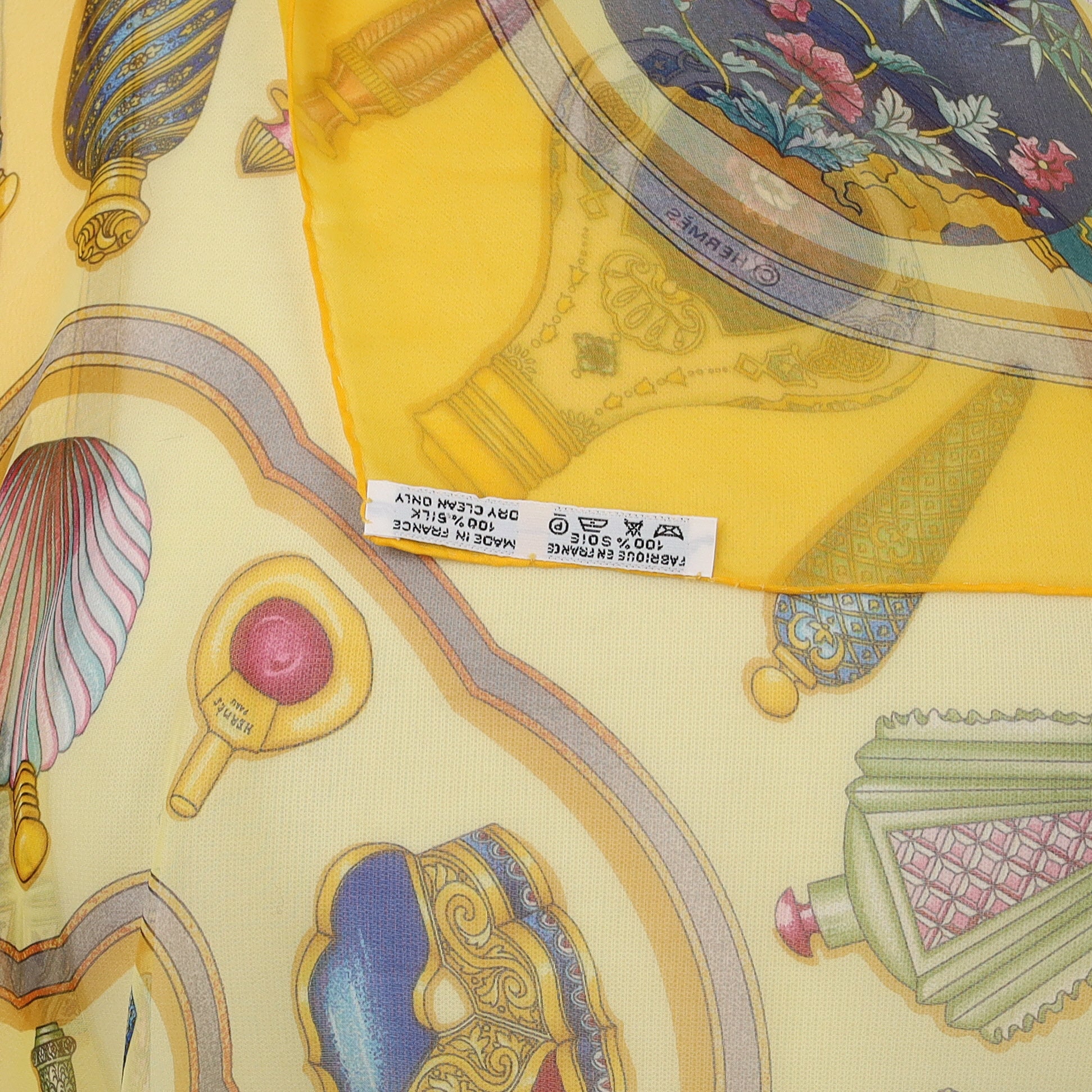 Brand New Hermès Qu’ Importe le Flacon Mousseline Silk Scarf
