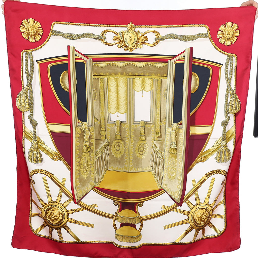 Hermès Coach Silk Scarf