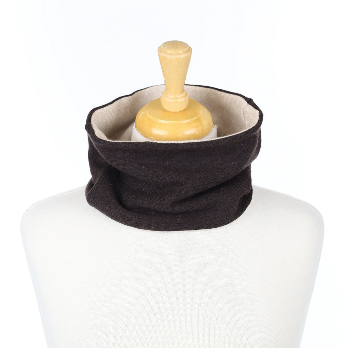 Bitter Chocolate and Oatmeal Neck Warmer