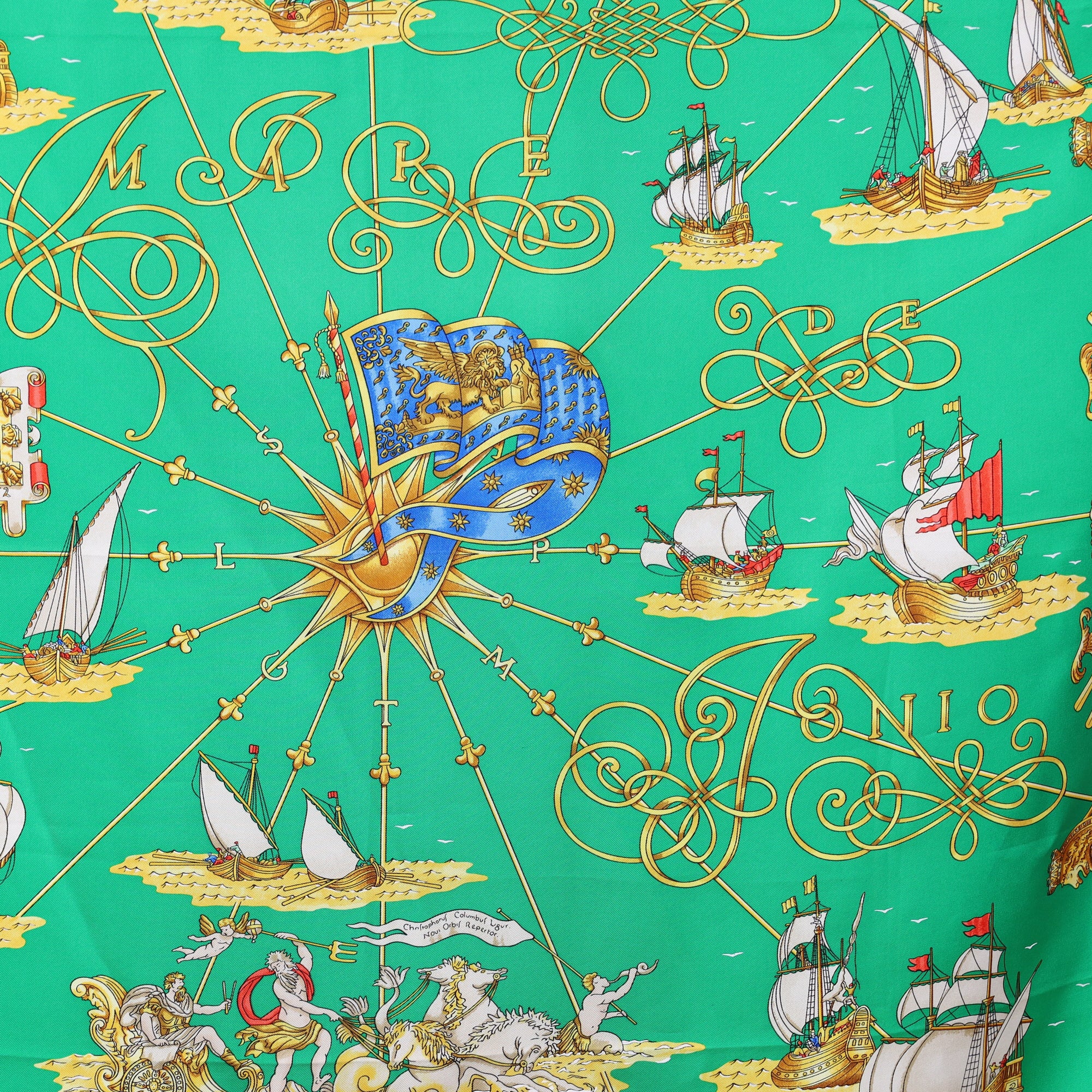 Hermès Voiles de Lumiere Silk Scarf