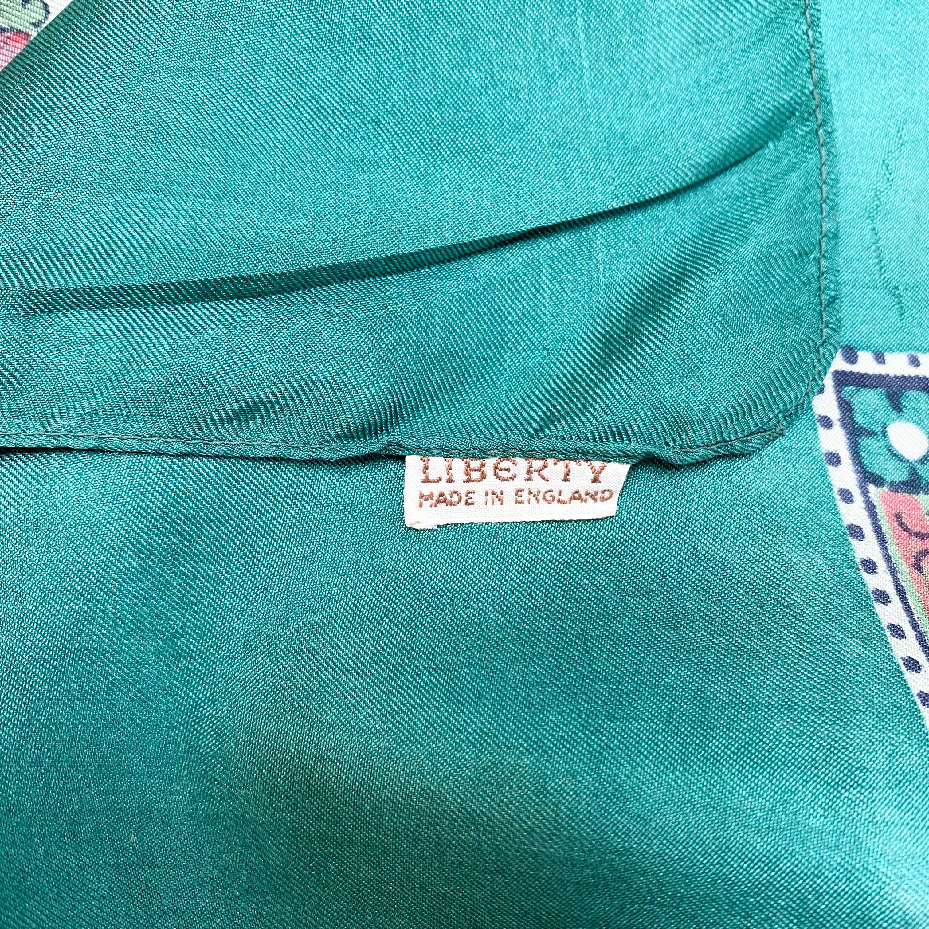 Green Liberty Silk Scarf