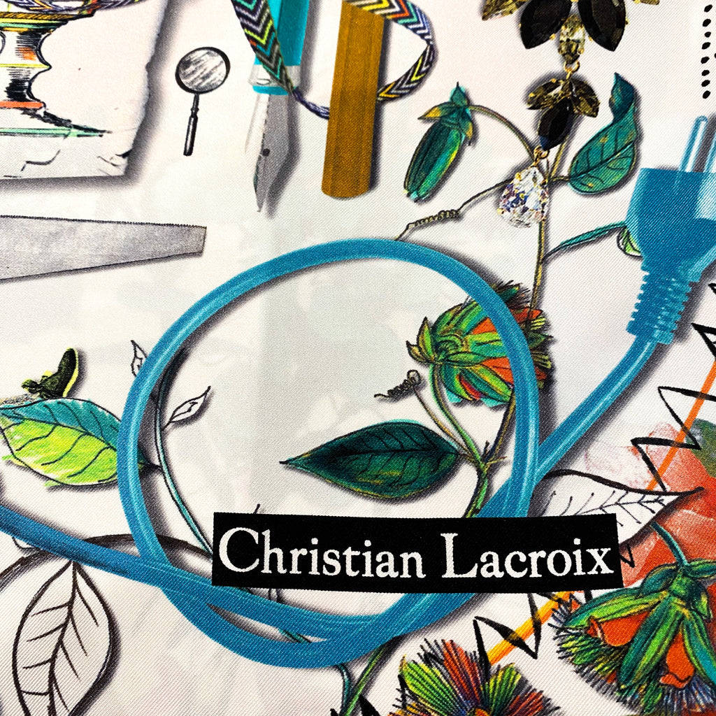 Christian Lacroix Designer Silk Scarf