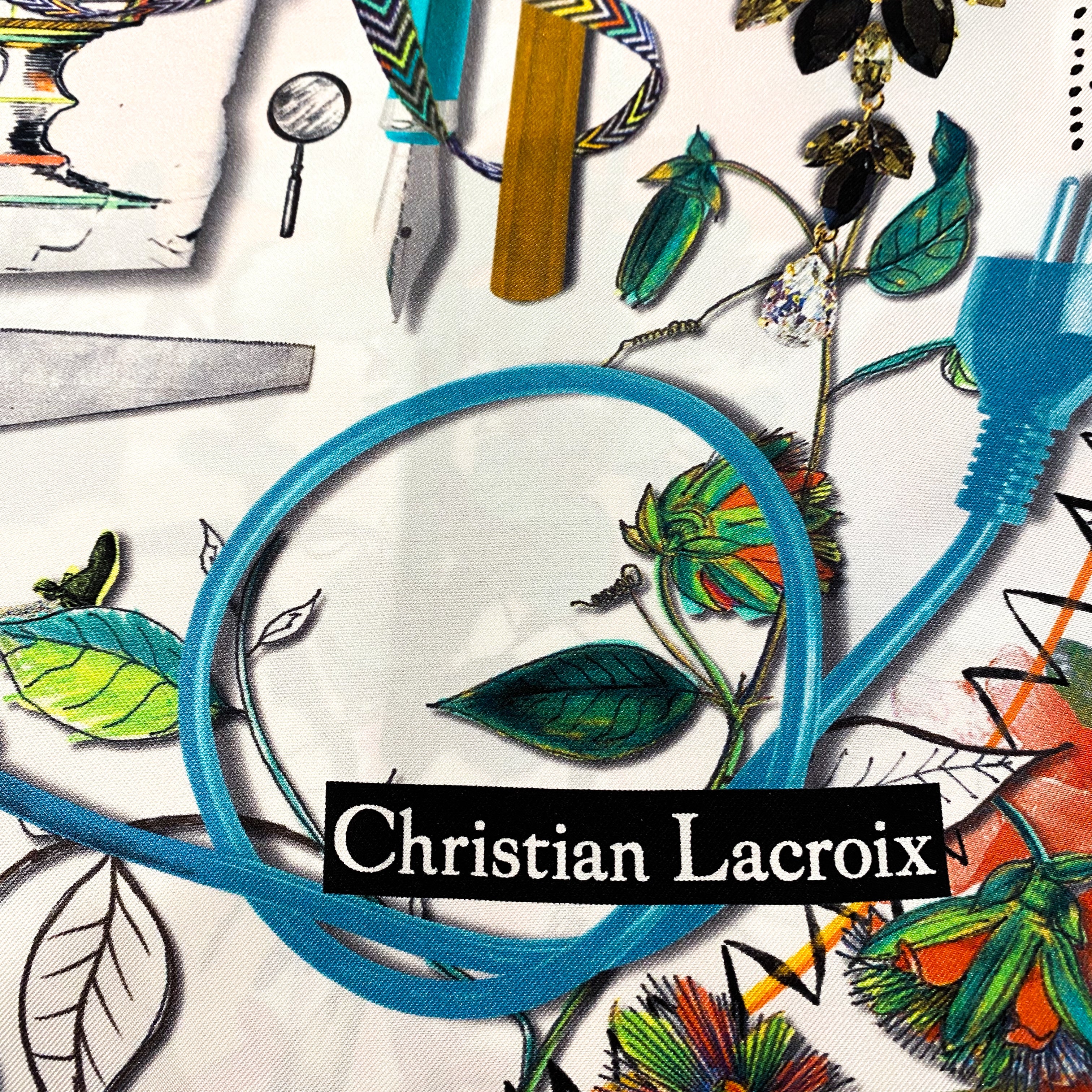 Christian Lacroix Designer Silk Scarf