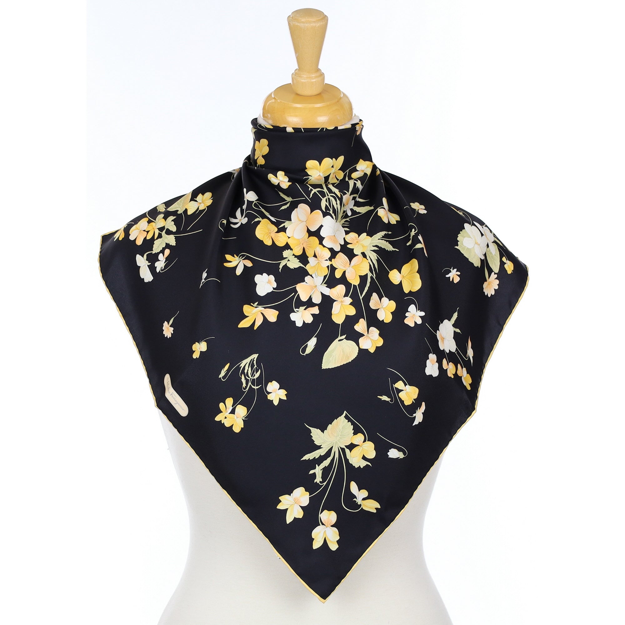 Brand New Boxed Salvatore Ferragamo Silk Scarf