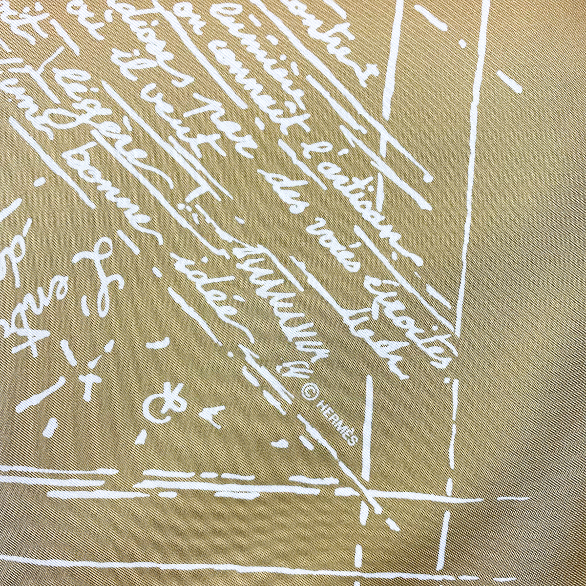 Immaculate Boxed Hermes Naissance d’une Idee Designer Silk Scarf