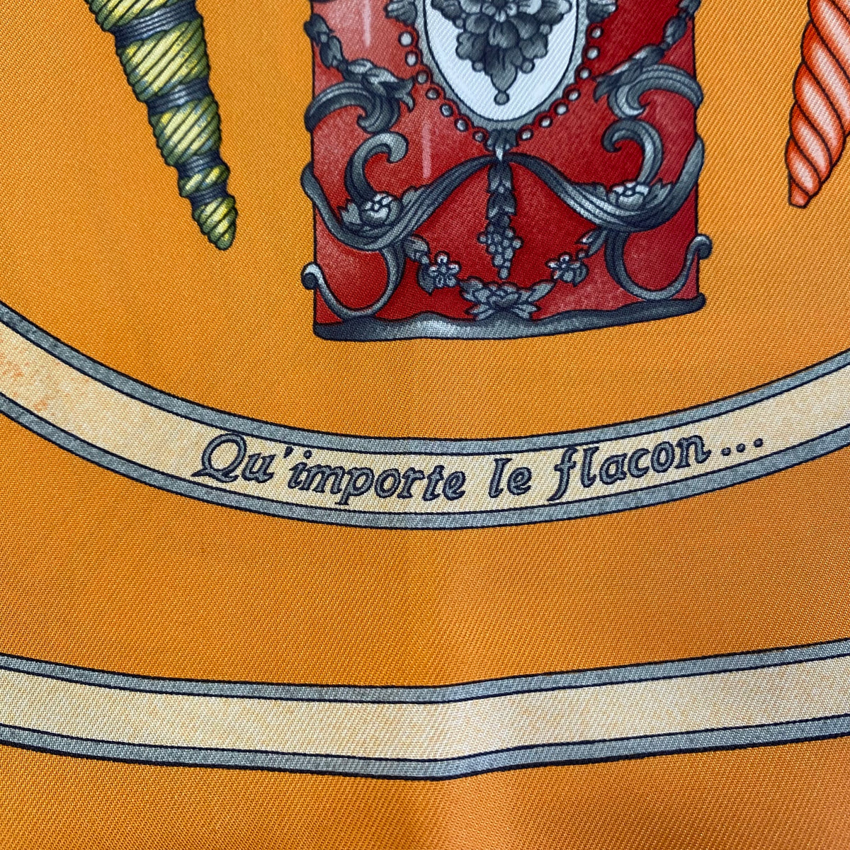 Brand New Boxed Hermès  Qu Importe le Flacon Silk Scarf