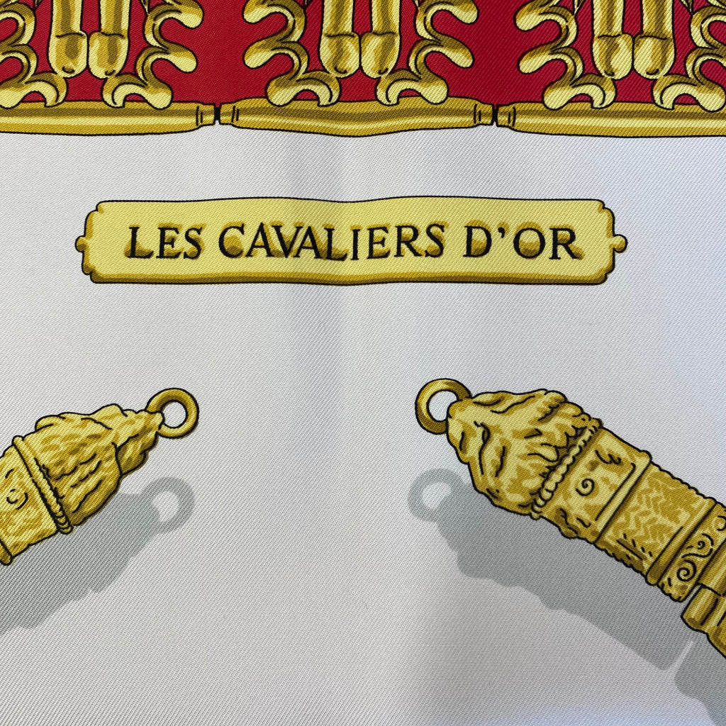 Hermès Les Cavaliers D’or Silk Scarf