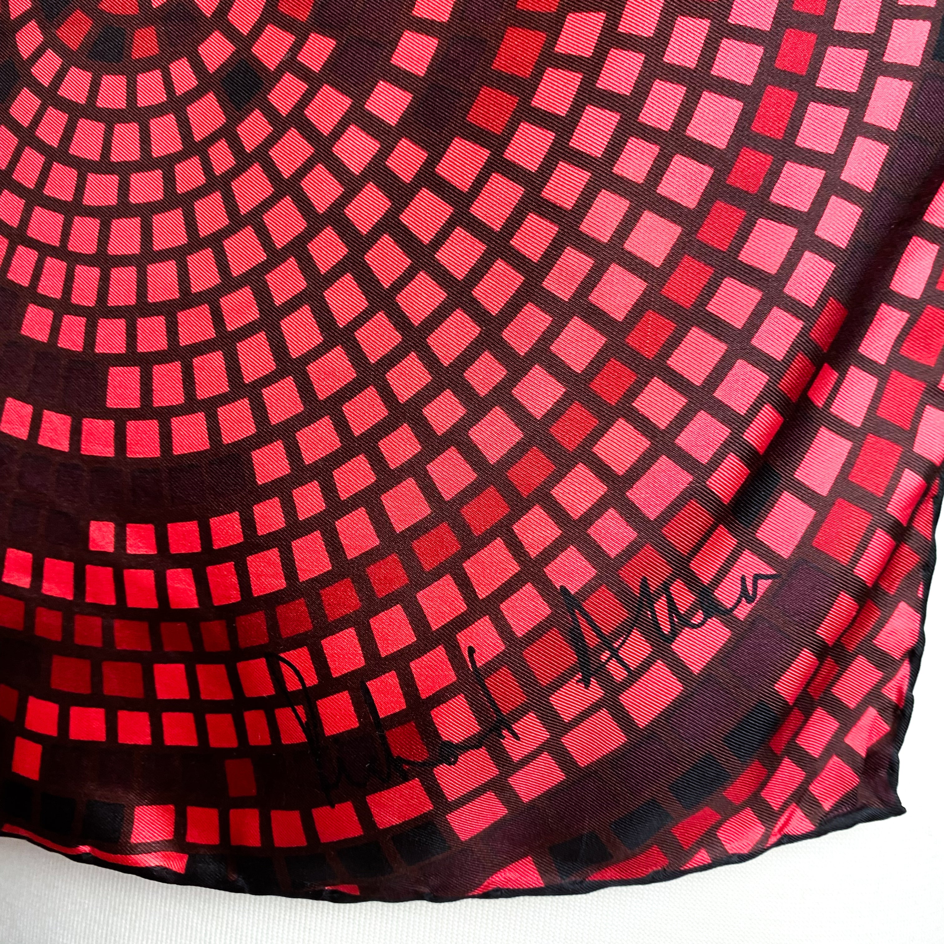1970’s Richard Allan Vintage Silk Scarf