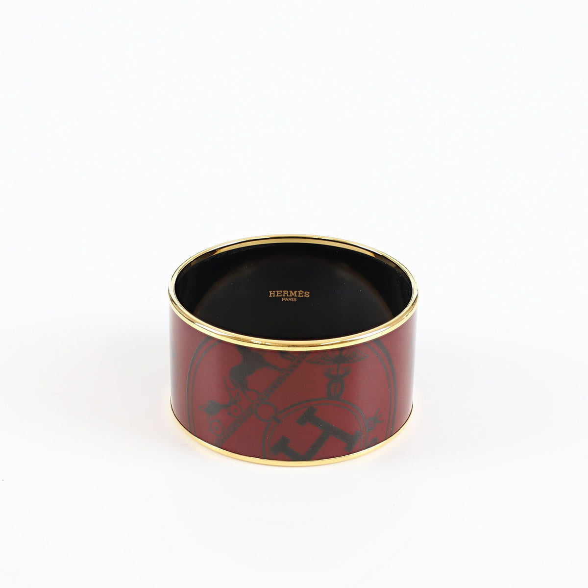 Pristine Boxed Hermès Ex Libris Wide Bangle