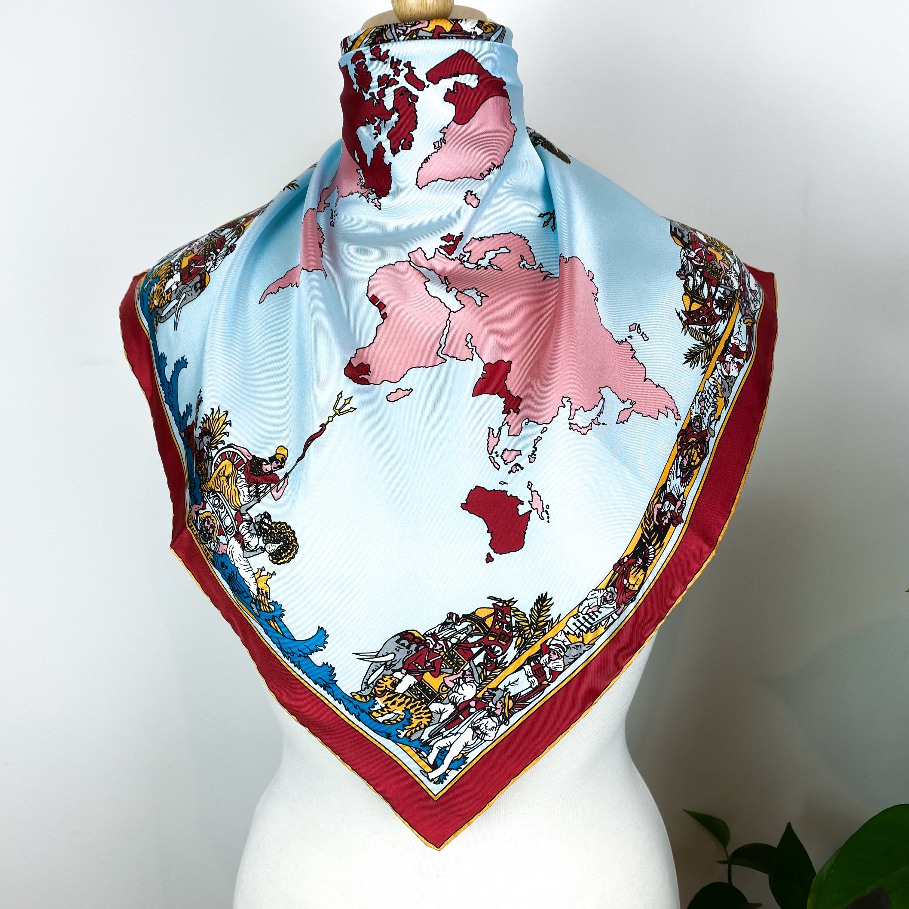 Brand New Percy Ivor Silk Scarf