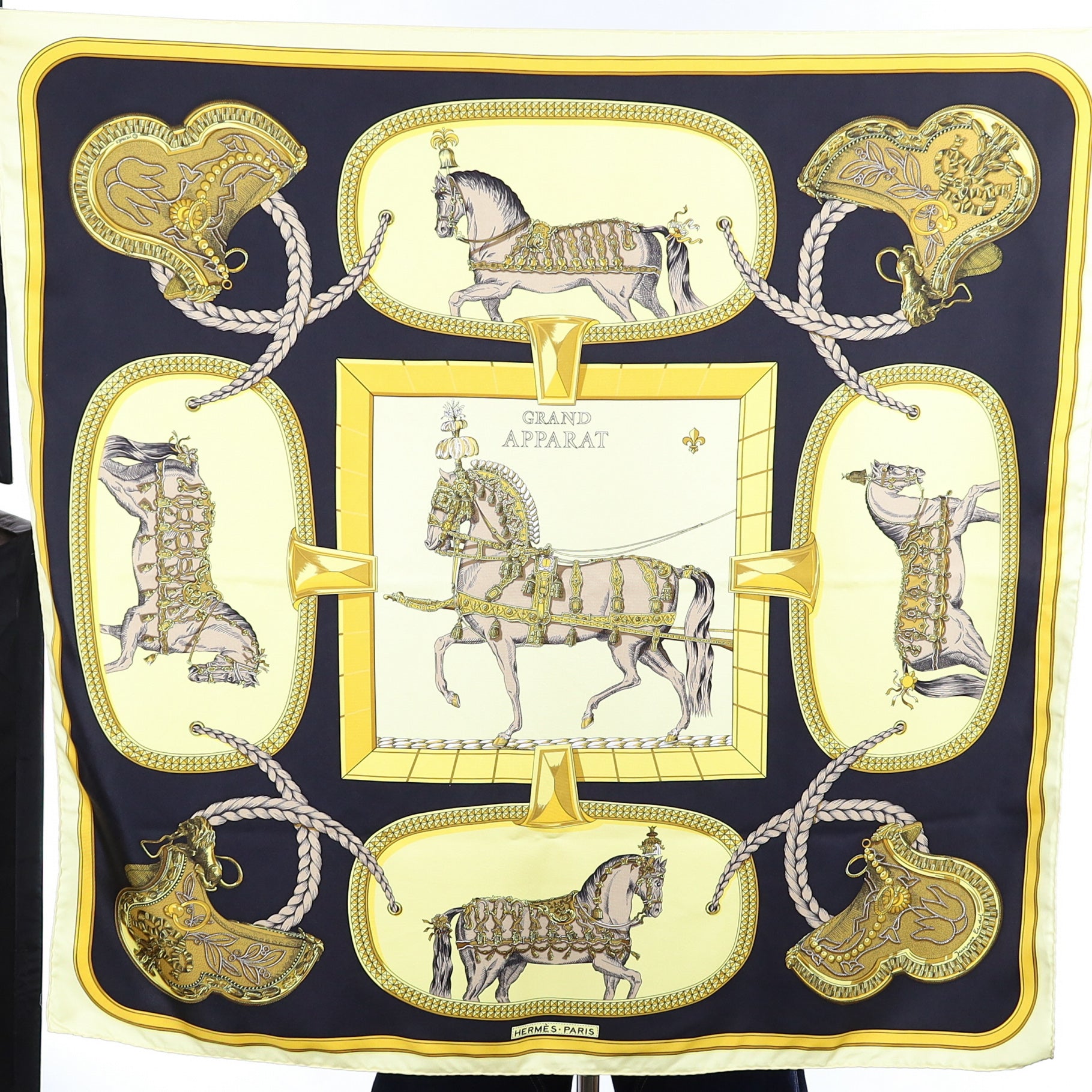 Hermès Grand Apparat Silk Scarf