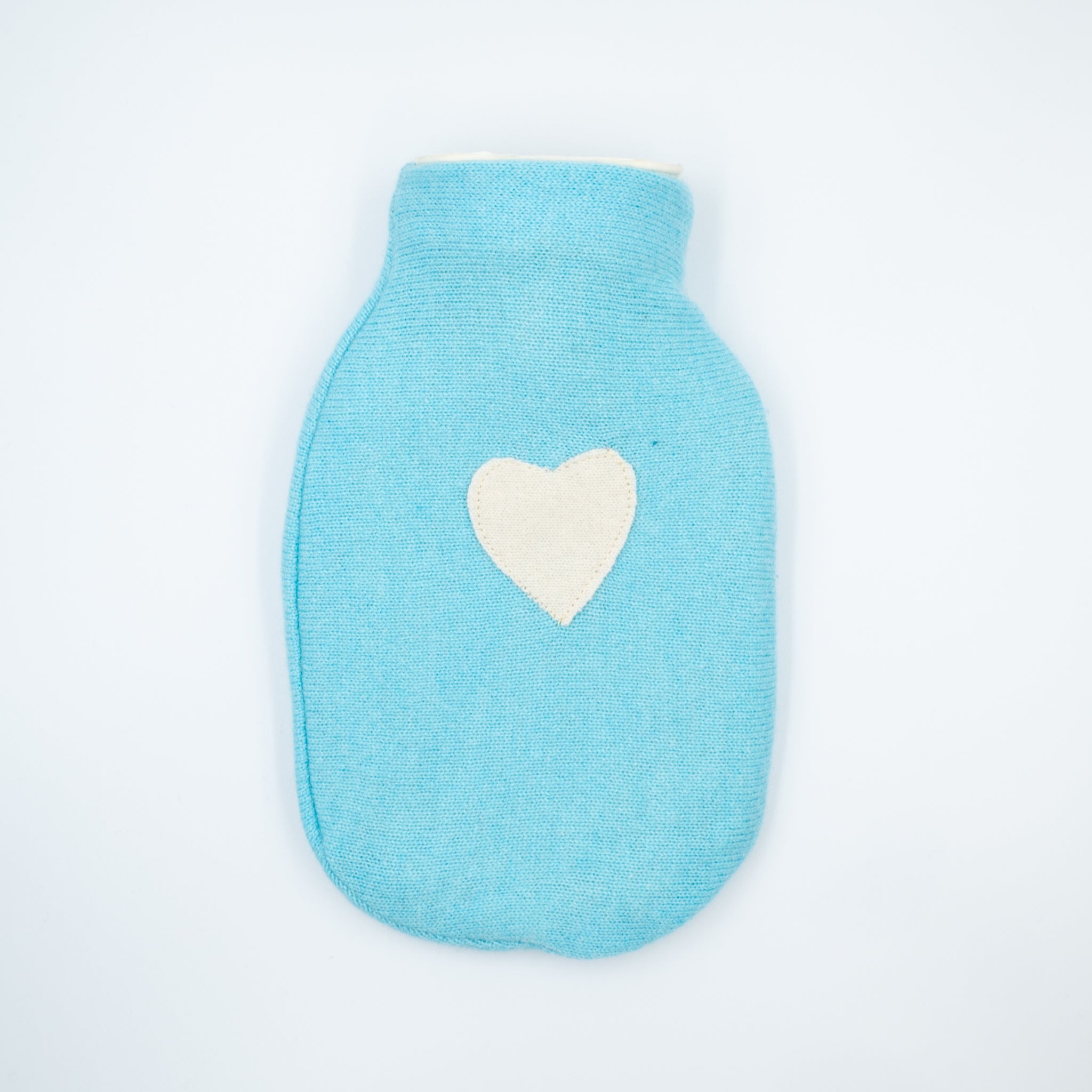 Turquoise Cashmere Small Hot Water Bottle