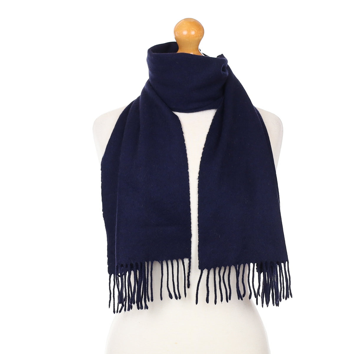 Scottish Navy Cashmere Woven Scarf