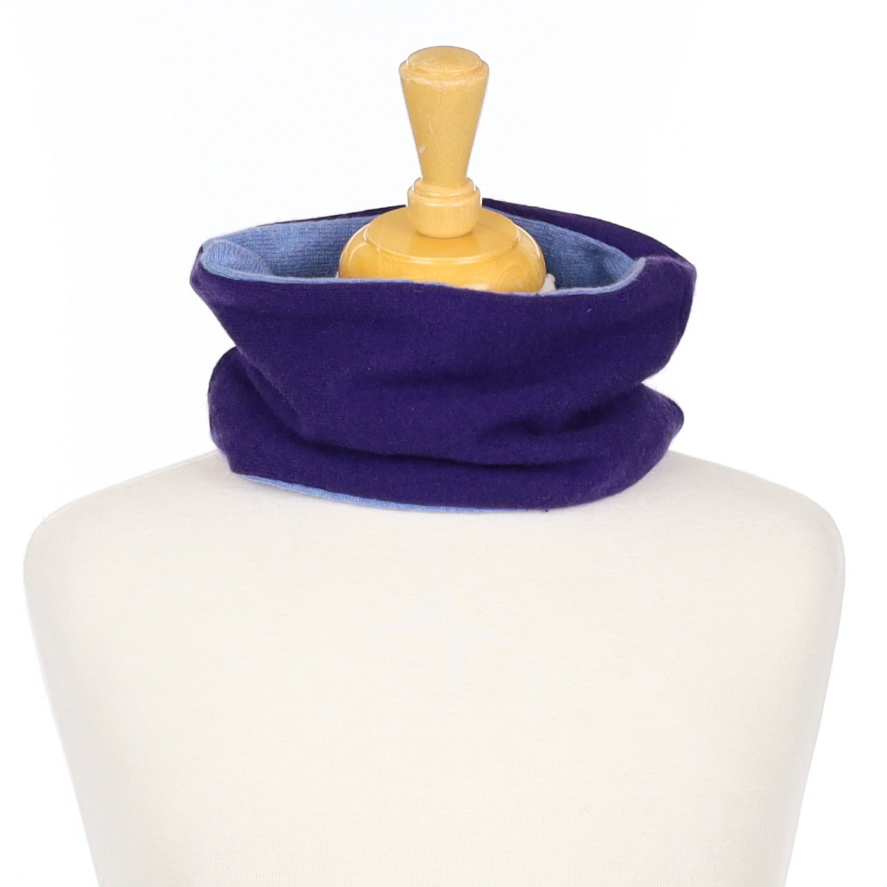Iris Purple and Denim Blue Neck Warmer