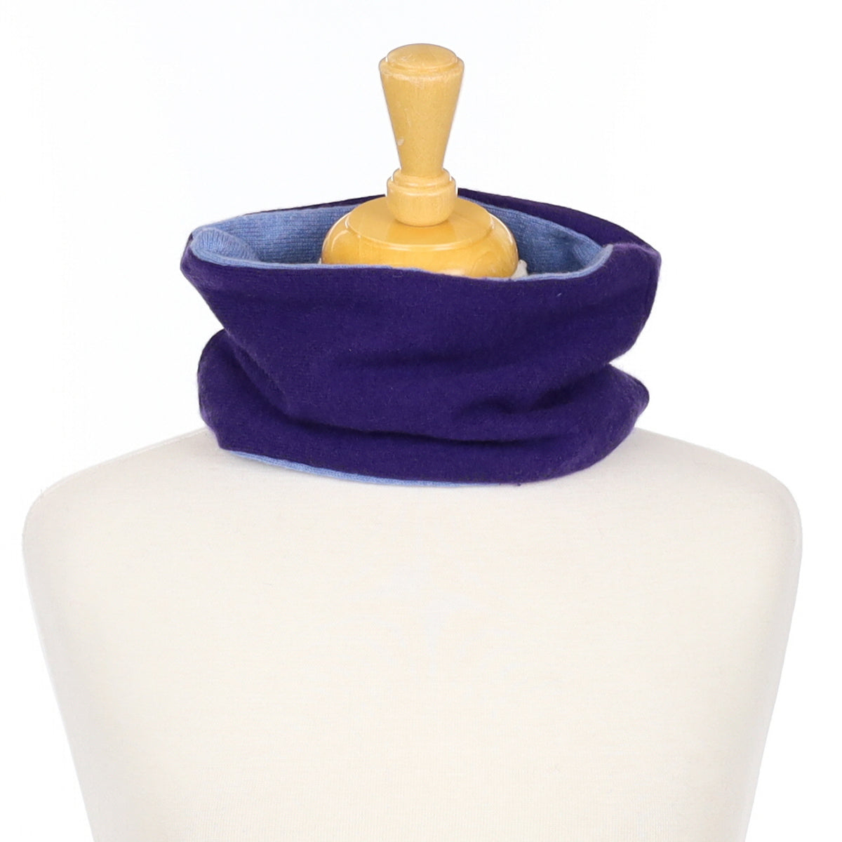Iris Purple and Denim Blue Neck Warmer