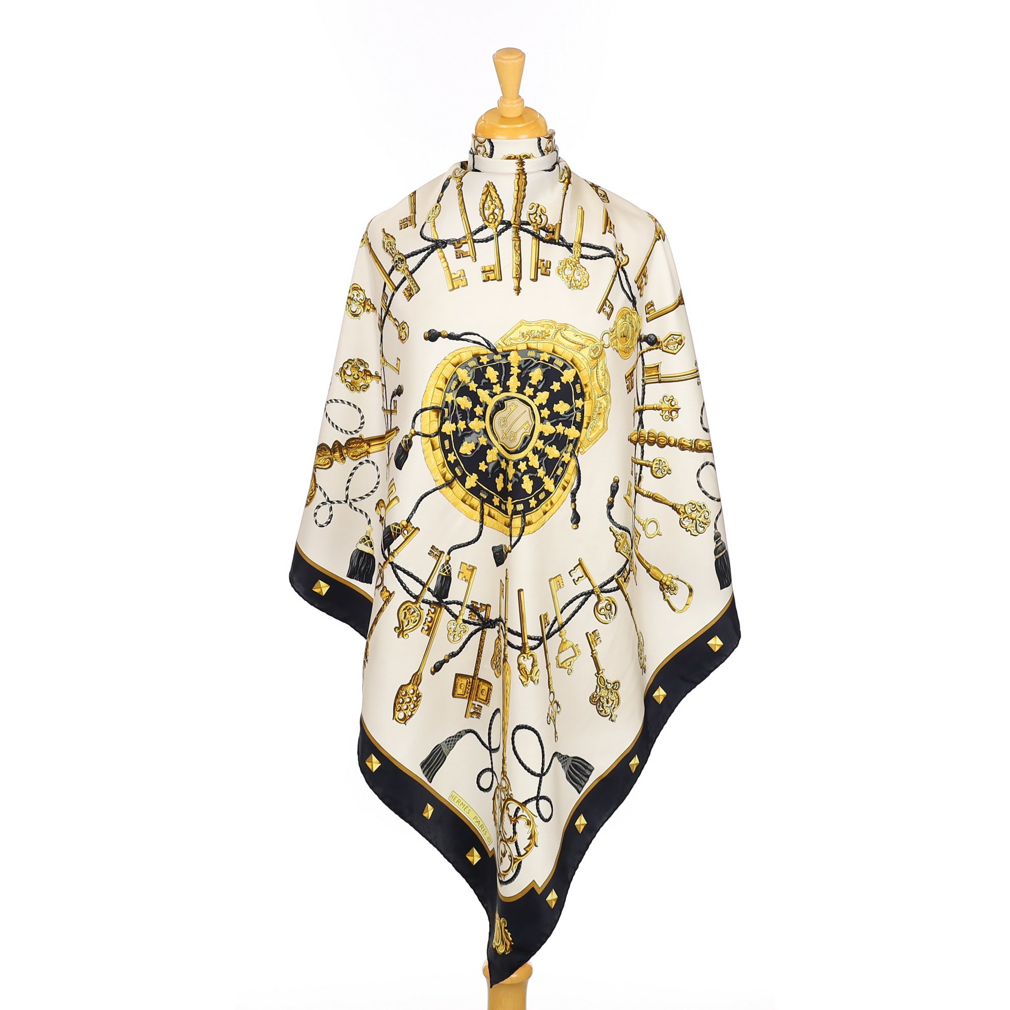 Hermès Les Clefs Silk Scarf