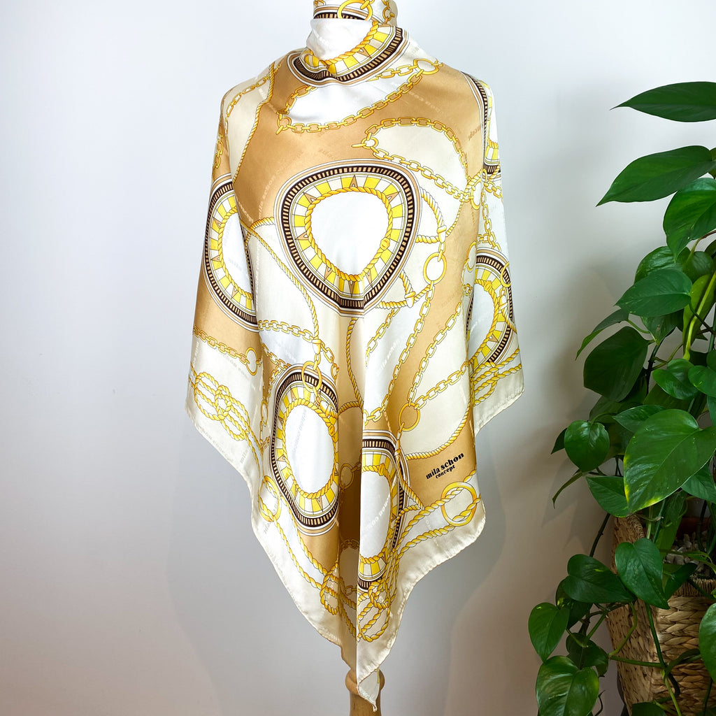 Brand New Mila Schön Silk Scarf