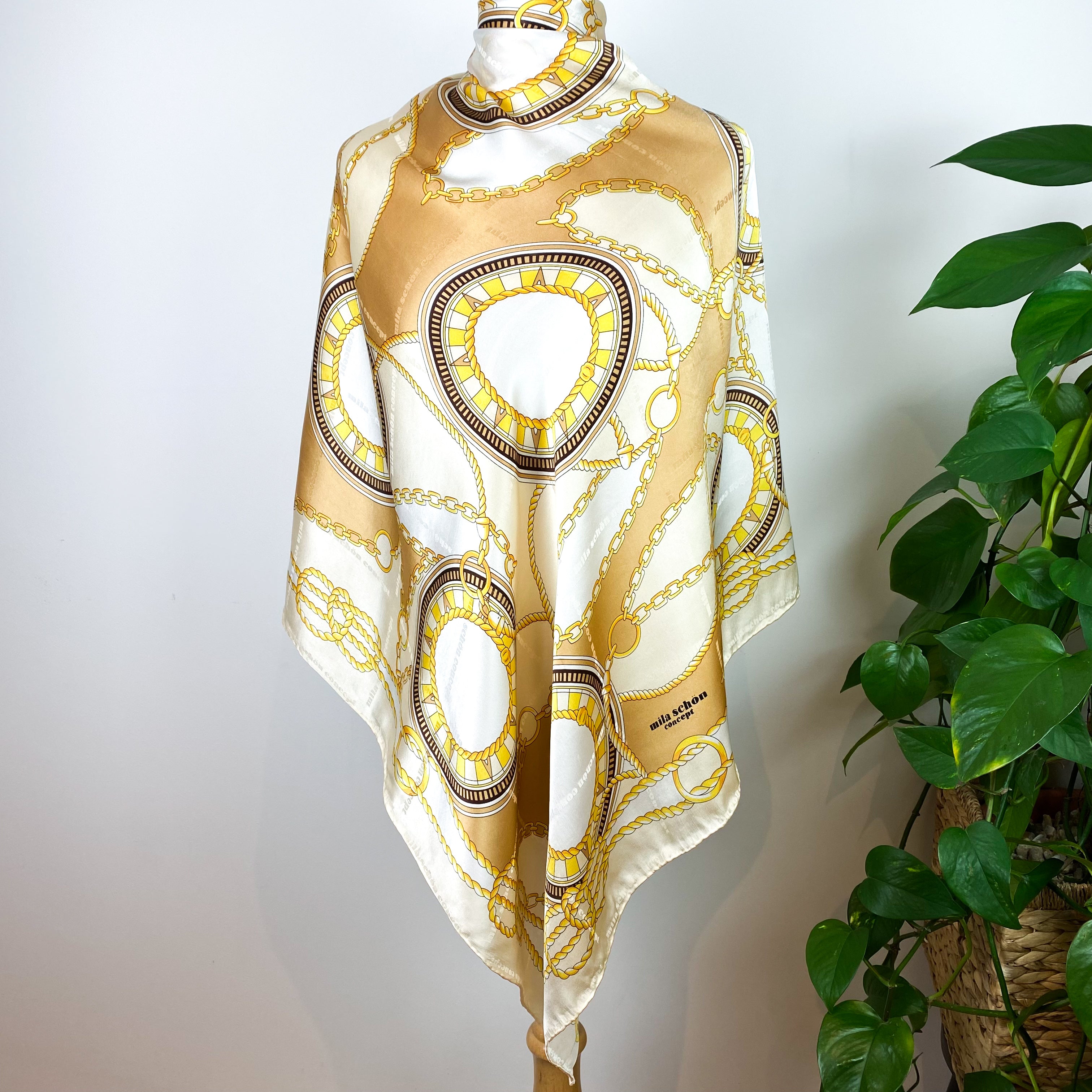 Brand New Mila Schön Silk Scarf