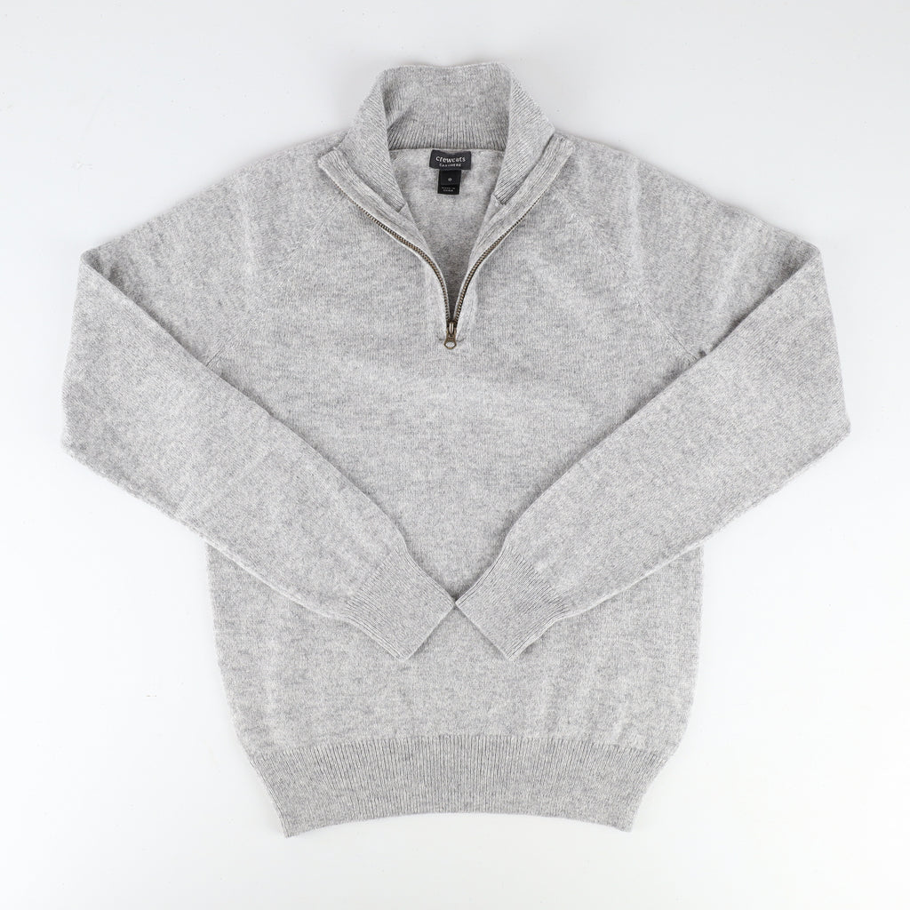 Children’s Smoke Grey Quarter Zip Jumper Age 8